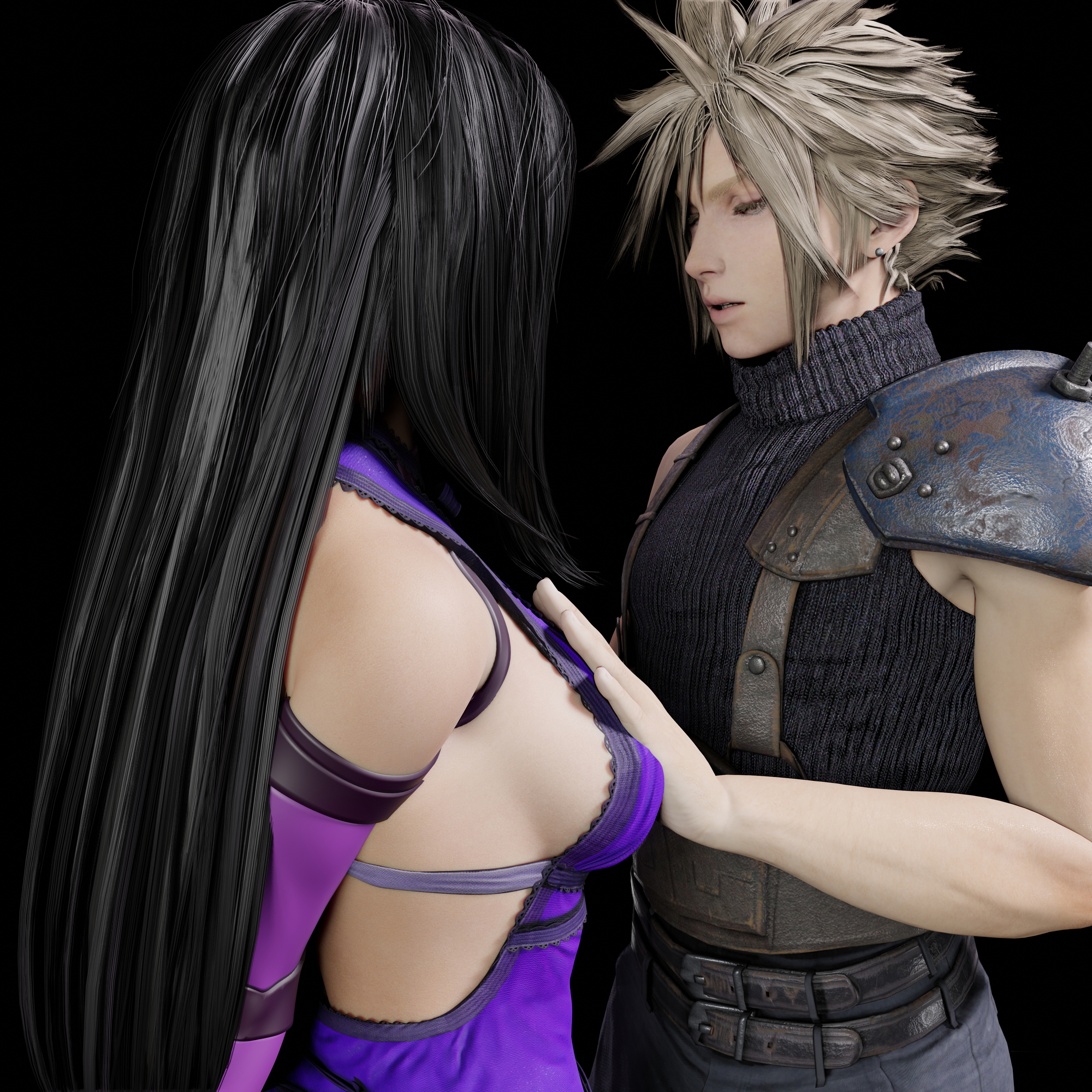Tifa Armbinder 1 Tifa Lockhart Final Fantasy 7 Remake Cloud Strife Bondage Sex 7