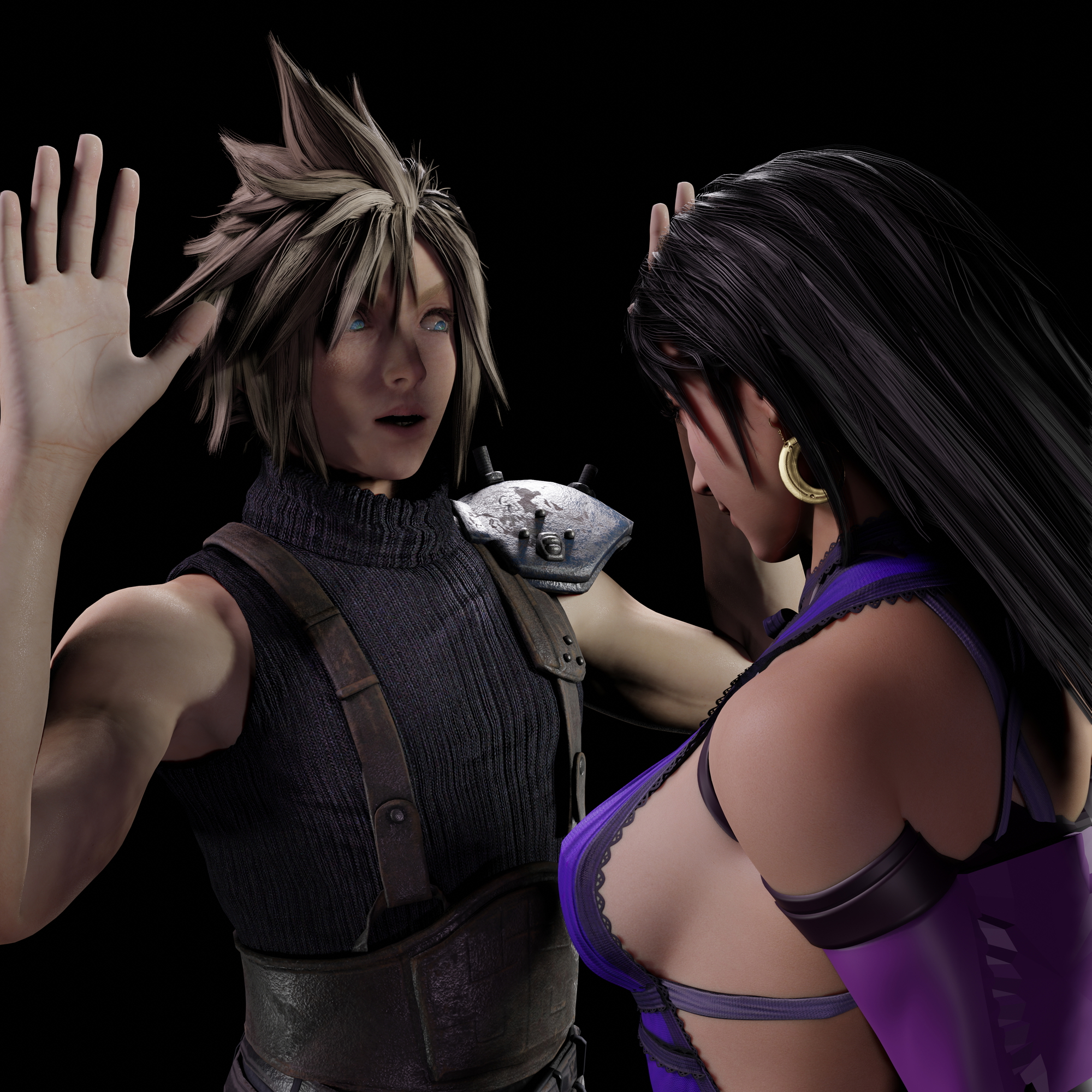 Tifa Armbinder 1 Tifa Lockhart Final Fantasy 7 Remake Cloud Strife Bondage Sex 9