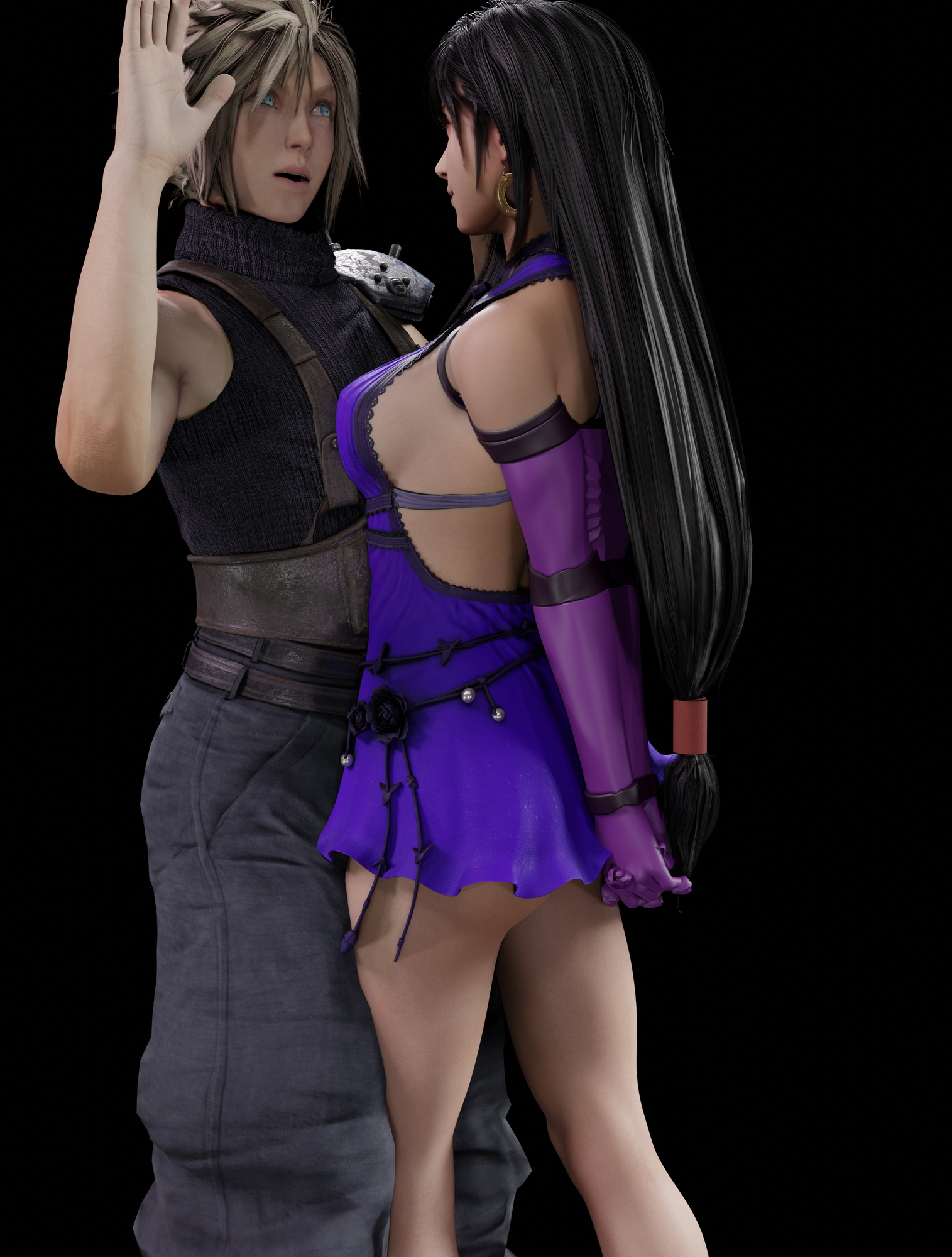 Tifa Armbinder 1 Tifa Lockhart Final Fantasy 7 Remake Cloud Strife Bondage Sex 11