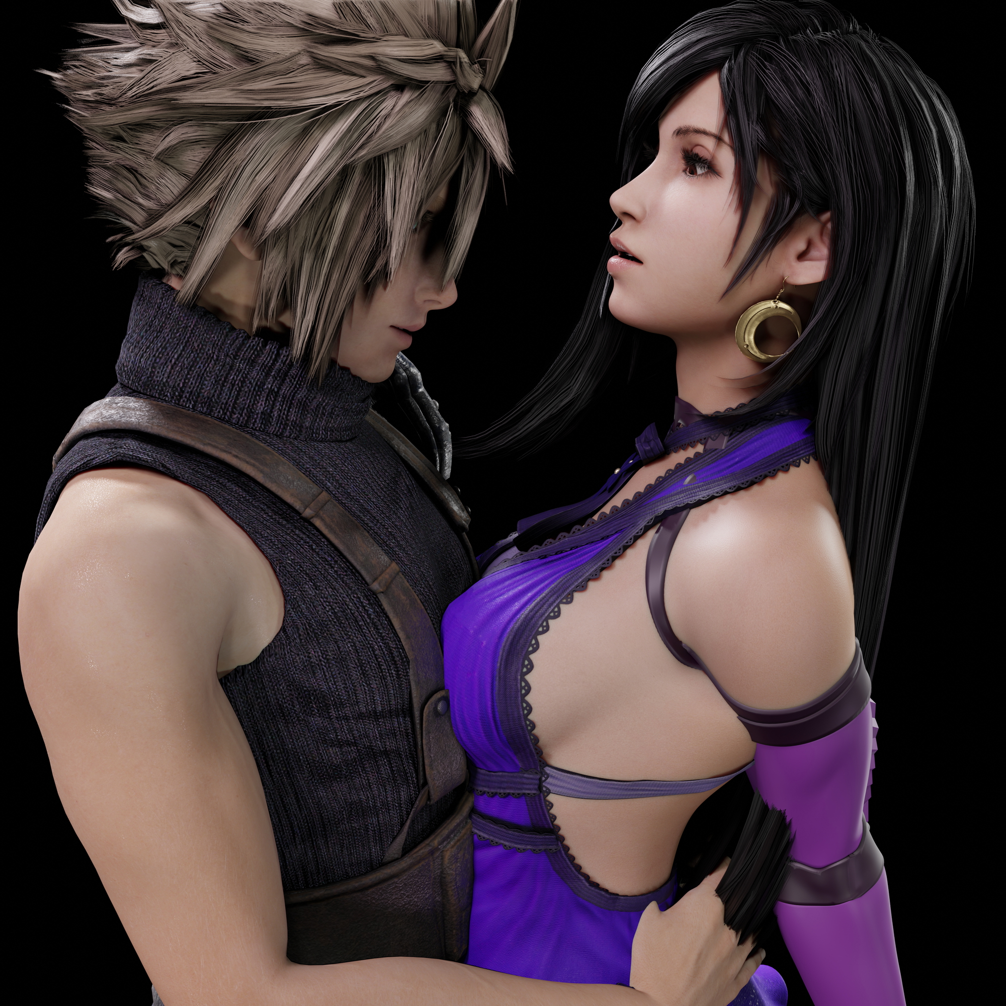 Tifa Armbinder 1 Tifa Lockhart Final Fantasy 7 Remake Cloud Strife Bondage Sex 16