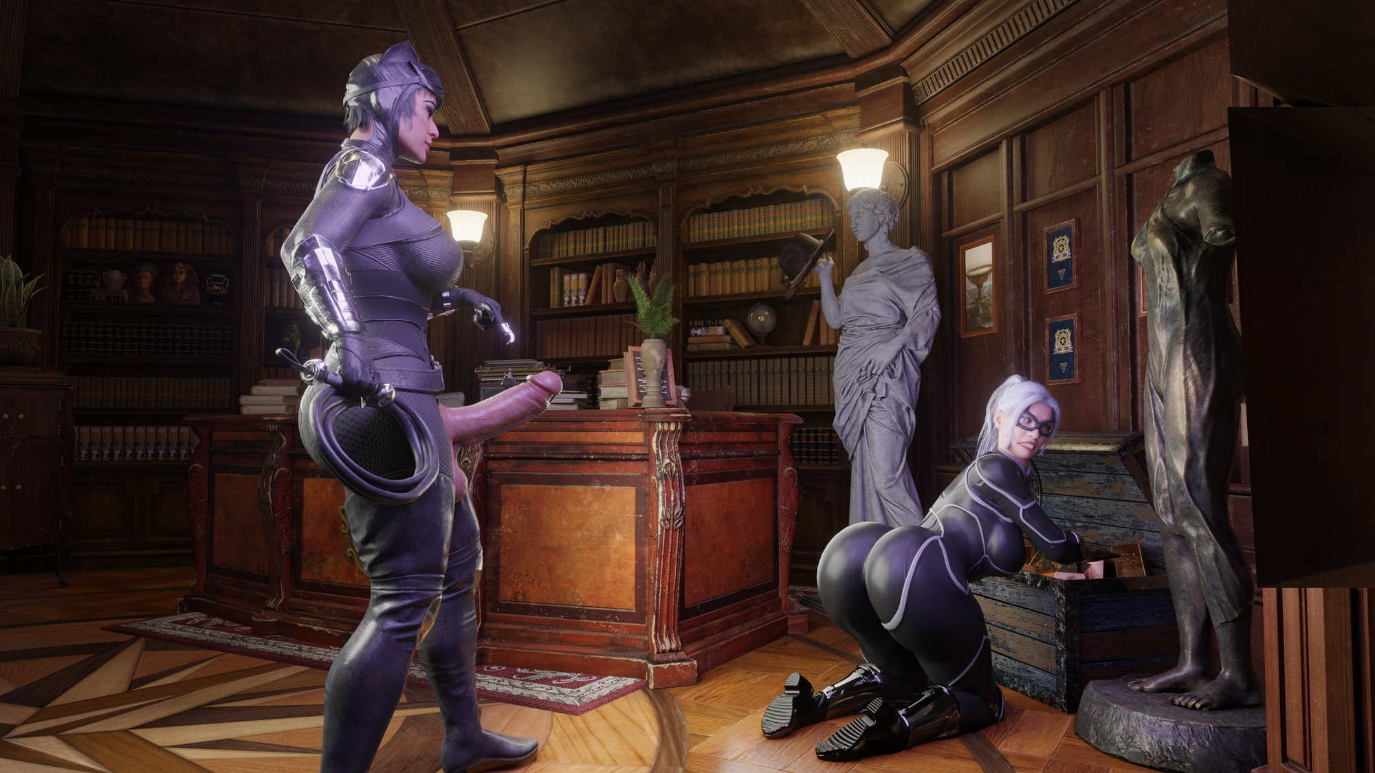 DomSFM Community Project - February 2022 Black Cat Spider-man Spiderman Marvel Dc Comics Anal Catwoman Futanari Futa Futa On Female 2