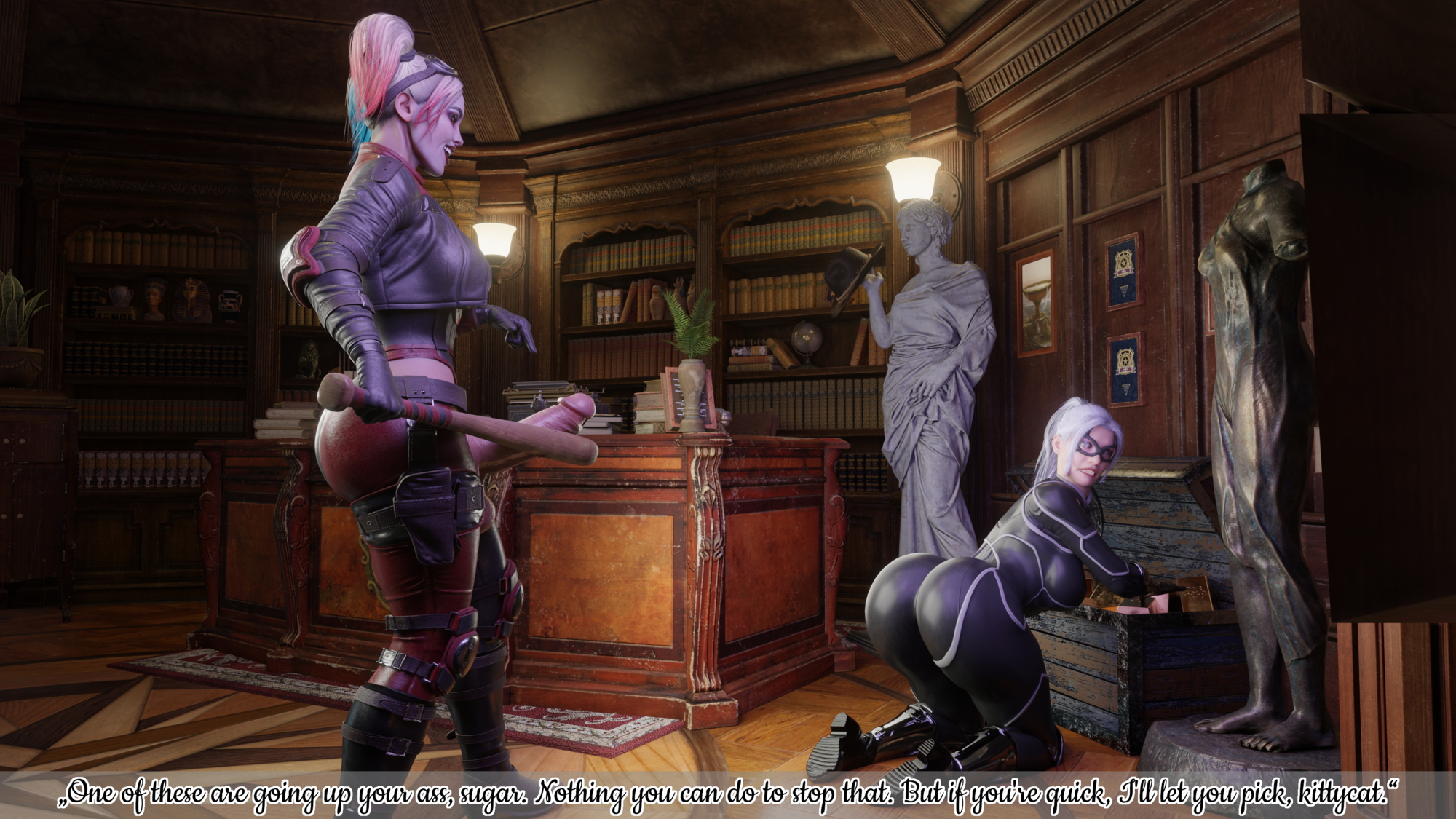 DomSFM Community Project - February 2022 Black Cat Spider-man Spiderman Marvel Dc Comics Anal Catwoman Futanari Futa Futa On Female 4
