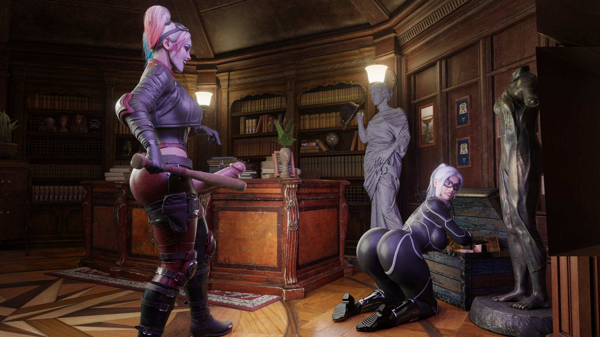DomSFM Community Project - February 2022 Black Cat Spider-man Spiderman Marvel Dc Comics Anal Catwoman Futanari Futa Futa On Female 5