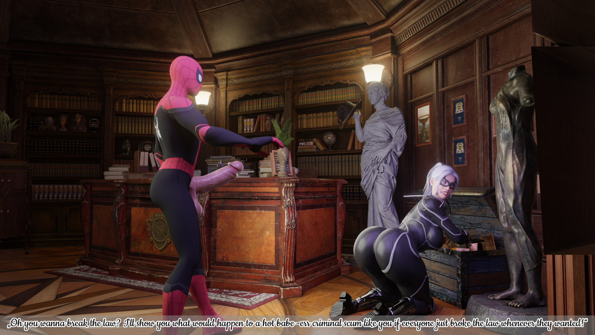 DomSFM Community Project - February 2022 Black Cat Spider-man Spiderman Marvel Dc Comics Anal Catwoman Futanari Futa Futa On Female 7