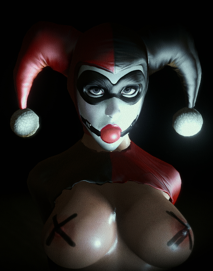 Harley Quinn Gagged Harley Quinn Dc Comics 3d Porn Gagged Gag Ball Captured Bdsm