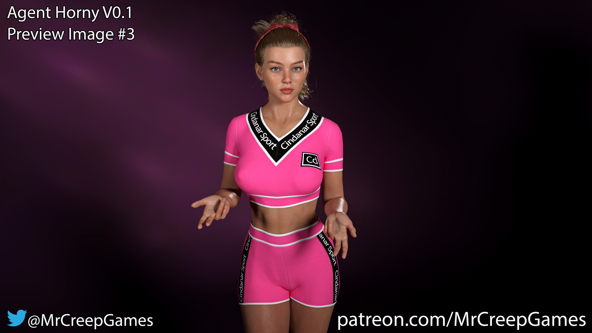 Agent Horny V0.1 (Preview Image #3)  3d Porn 3d Girl Nsfw 3dnsfw Sexy Hot Nude Big boobs Pinup Pose Cute Teen