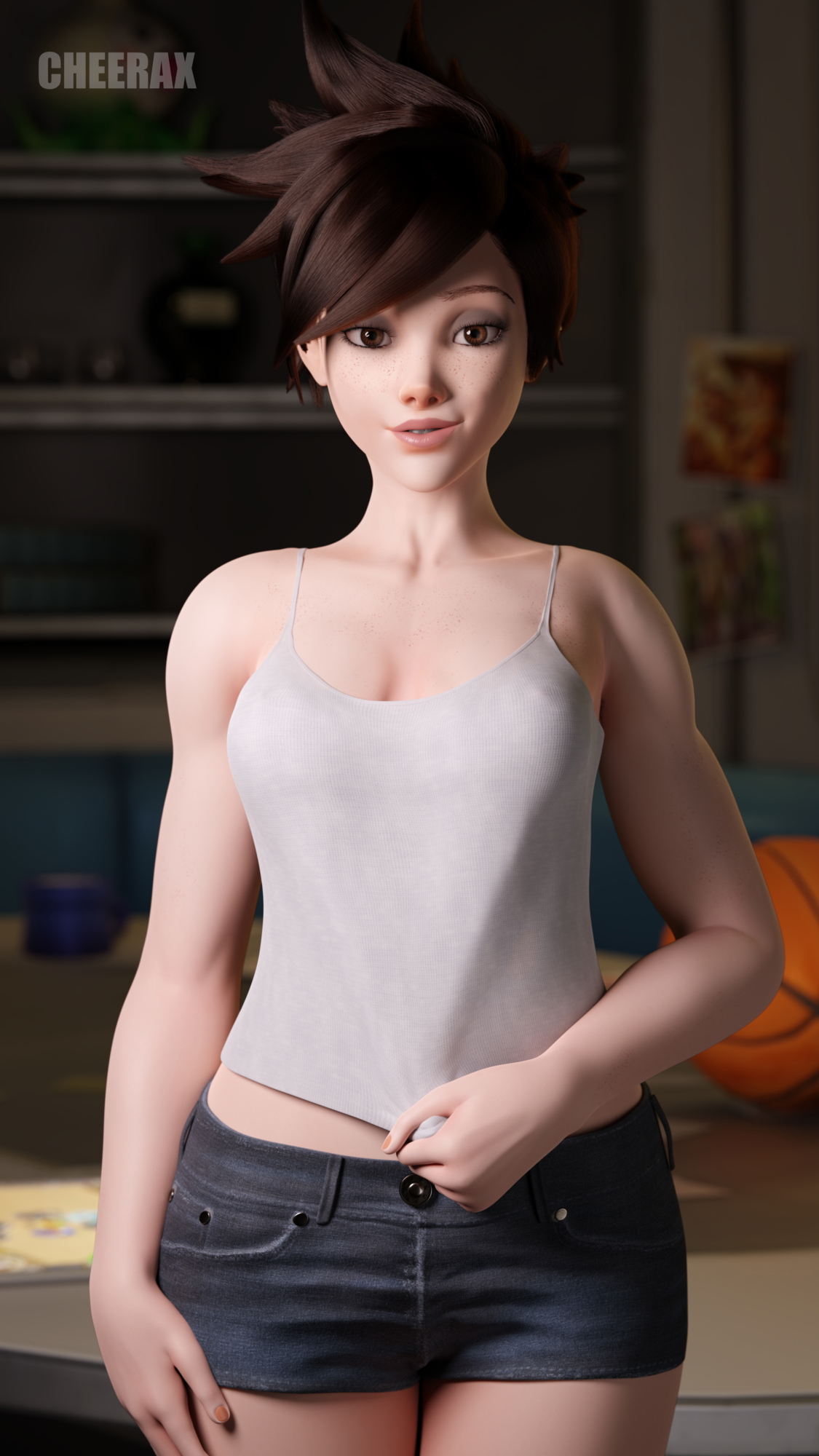 Tracer Revealing Overwatch Tracer Breasts 2