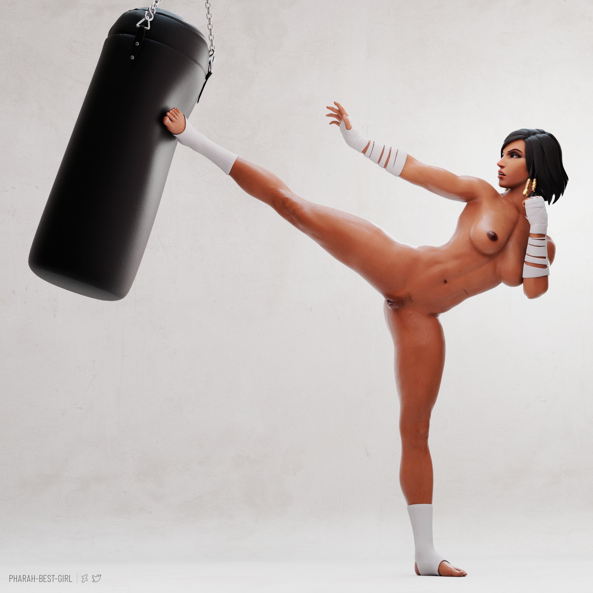 Kickboxer Pharah Overwatch 