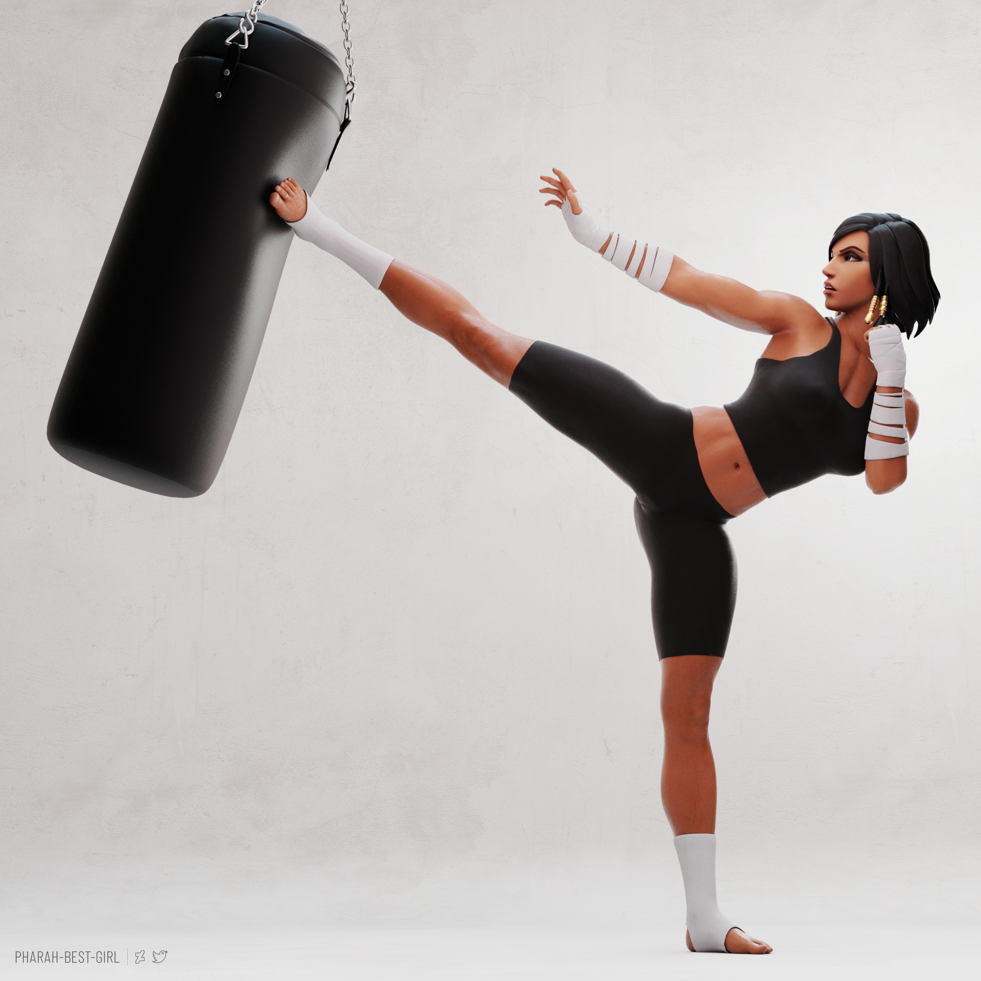 Kickboxer Pharah Overwatch  2