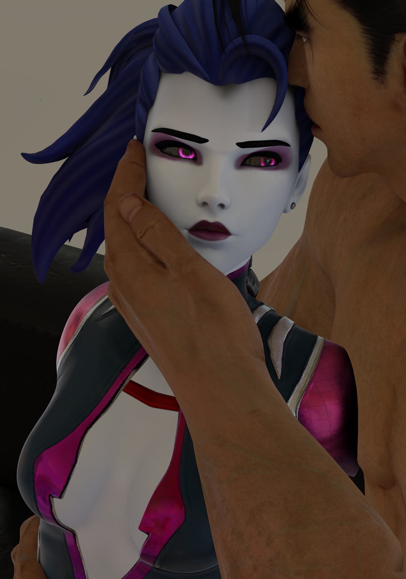 Widowmaker receiving some love in bondage Widowmaker Overwatch Widowmakeroverwatch Bondage Sex Nsfw 26