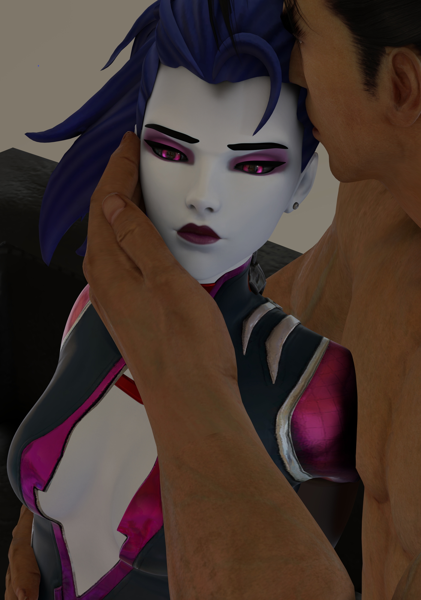 Widowmaker receiving some love in bondage Widowmaker Overwatch Widowmakeroverwatch Bondage Sex Nsfw 27