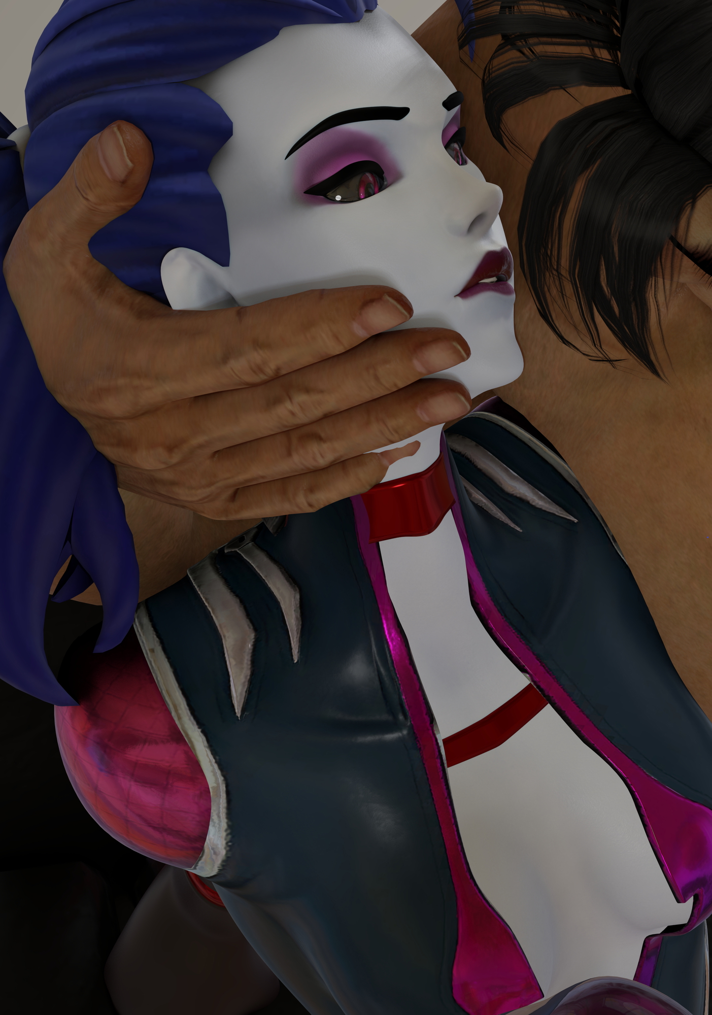 Widowmaker receiving some love in bondage Widowmaker Overwatch Widowmakeroverwatch Bondage Sex Nsfw 48
