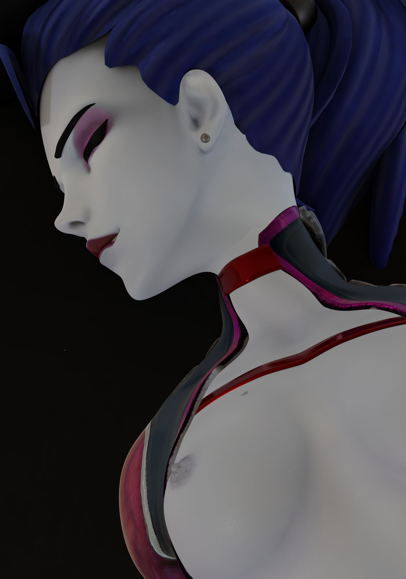 Widowmaker receiving some love in bondage Widowmaker Overwatch Widowmakeroverwatch Bondage Sex Nsfw 65