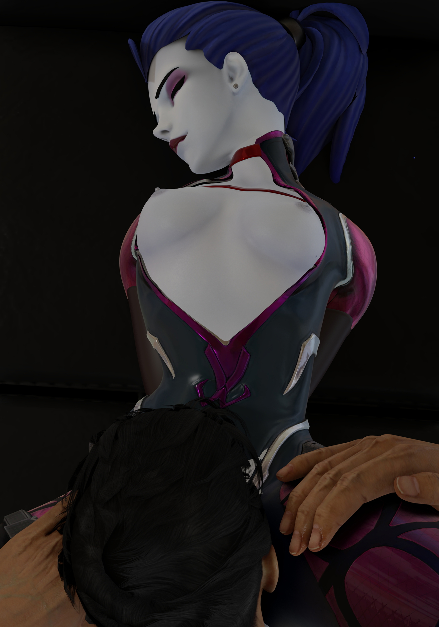 Widowmaker receiving some love in bondage Widowmaker Overwatch Widowmakeroverwatch Bondage Sex Nsfw 67