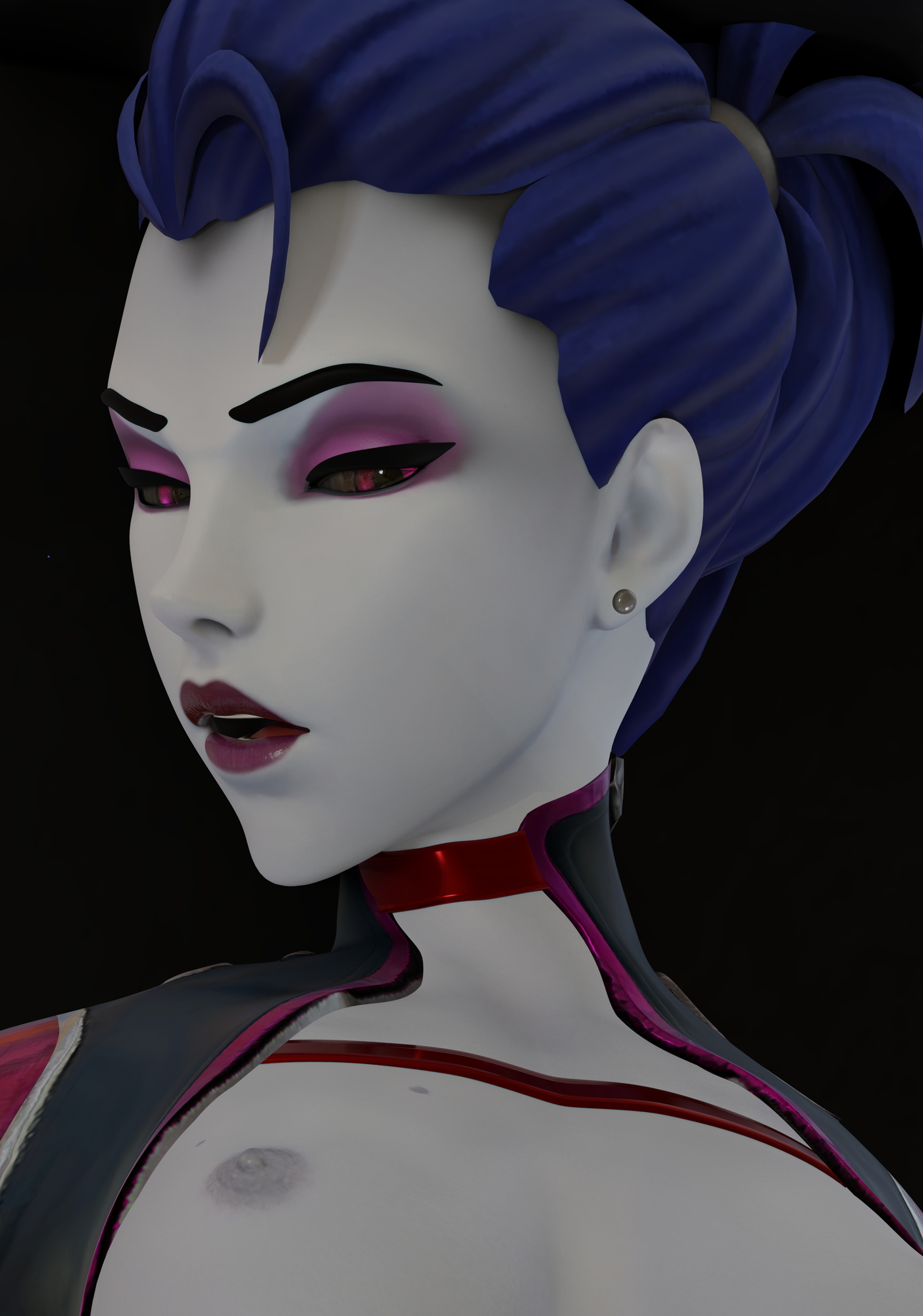 Widowmaker receiving some love in bondage Widowmaker Overwatch Widowmakeroverwatch Bondage Sex Nsfw 72