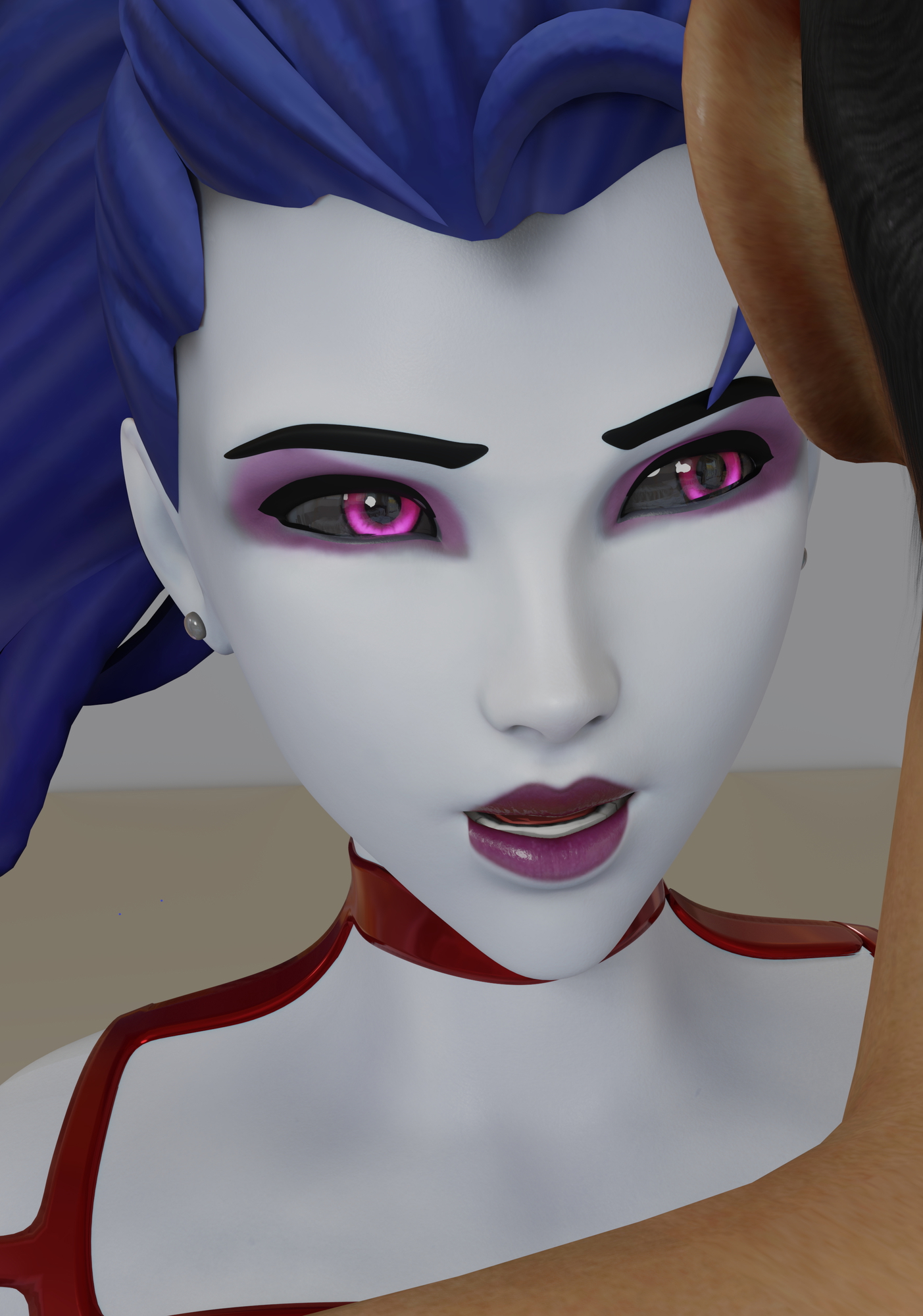 Widowmaker receiving some love in bondage Widowmaker Overwatch Widowmakeroverwatch Bondage Sex Nsfw 81