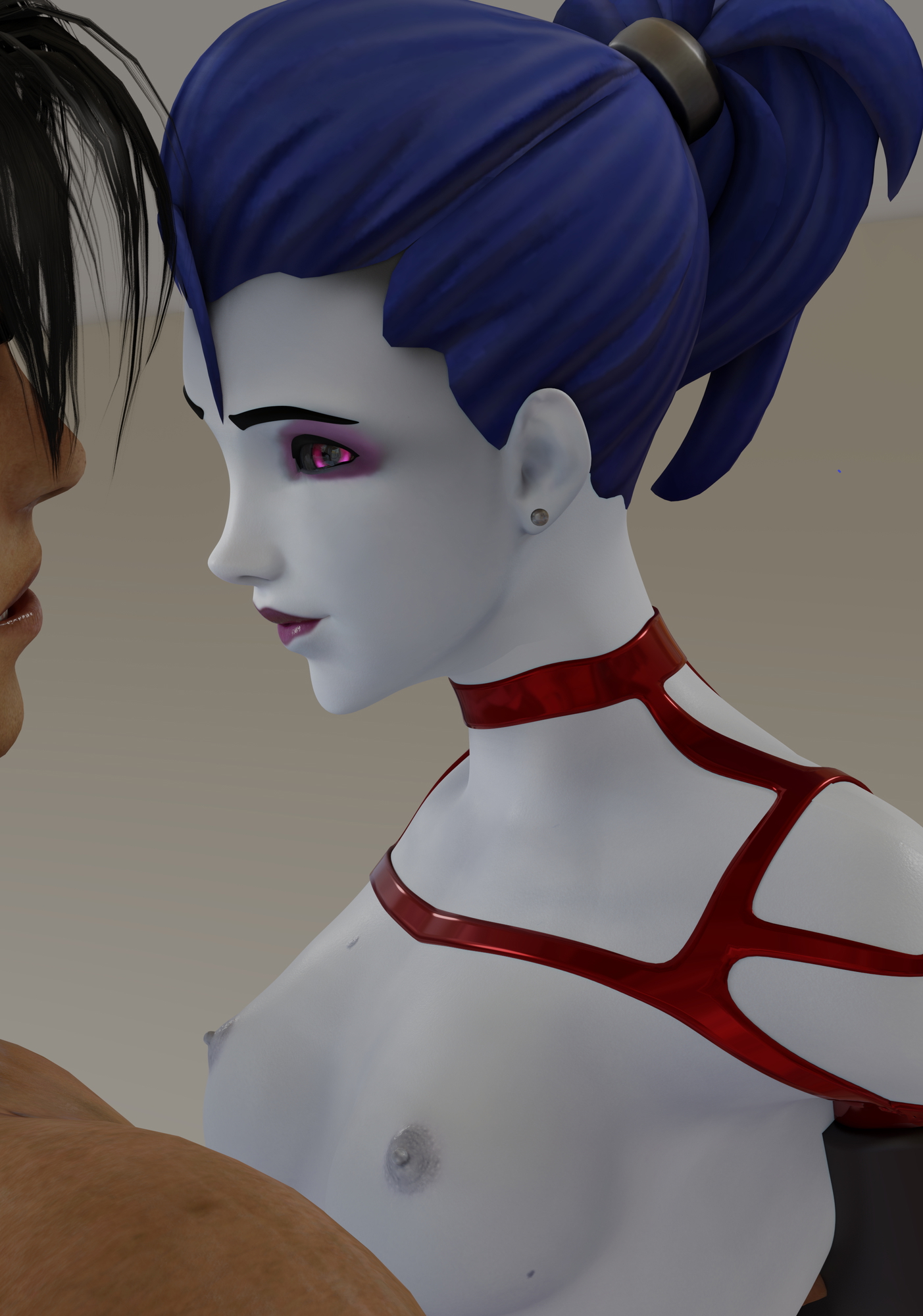 Widowmaker receiving some love in bondage Widowmaker Overwatch Widowmakeroverwatch Bondage Sex Nsfw 85