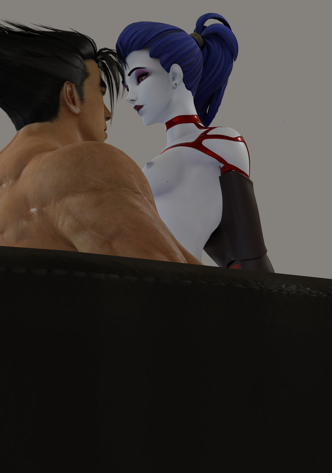 Widowmaker receiving some love in bondage Widowmaker Overwatch Widowmakeroverwatch Bondage Sex Nsfw 86