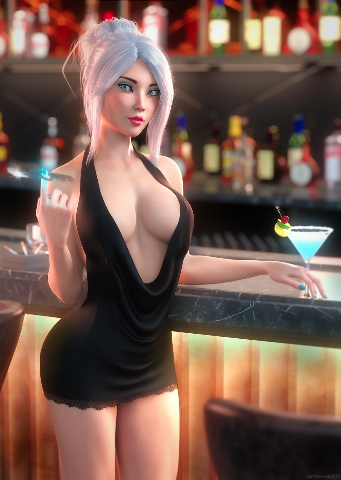 Jett in a little black dress Jett Valorant (game) 3d Girl 3d Porn Sexy Elegant