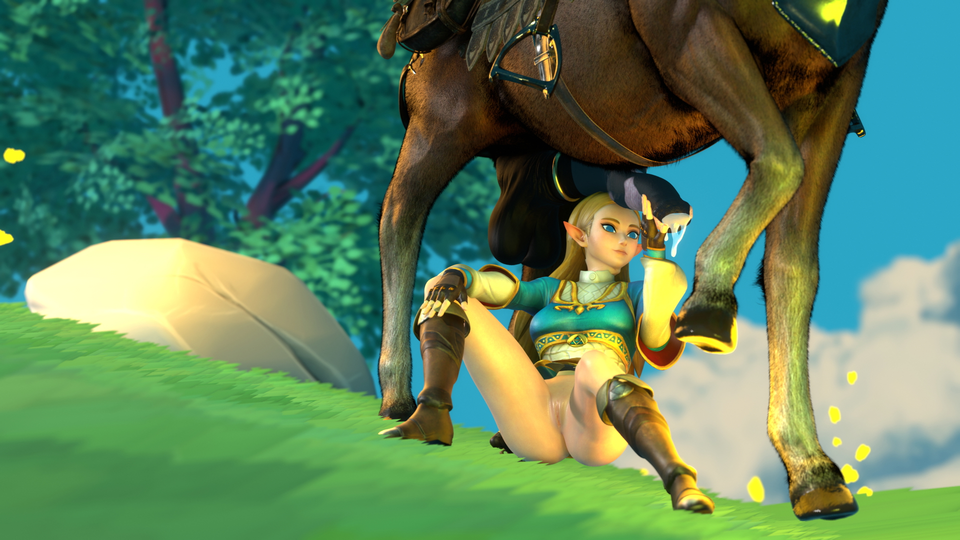 Legend of Zelda:adventure break Legend Of Zelda Zelda Horse Feral 2