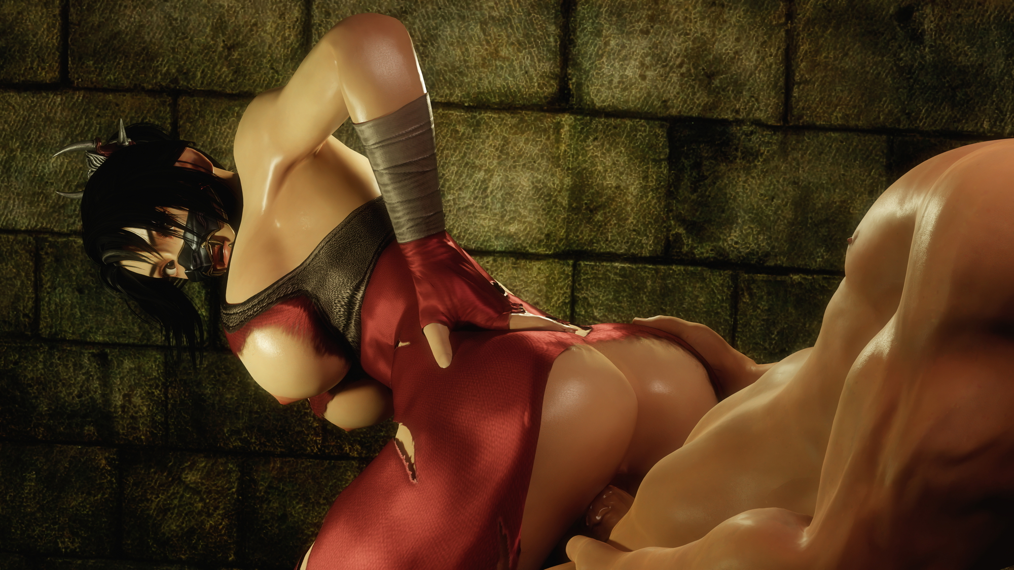 Kunoichi training Soul Calibur Taki 3dnsfw Nsfw Handjob Bukkake Cum