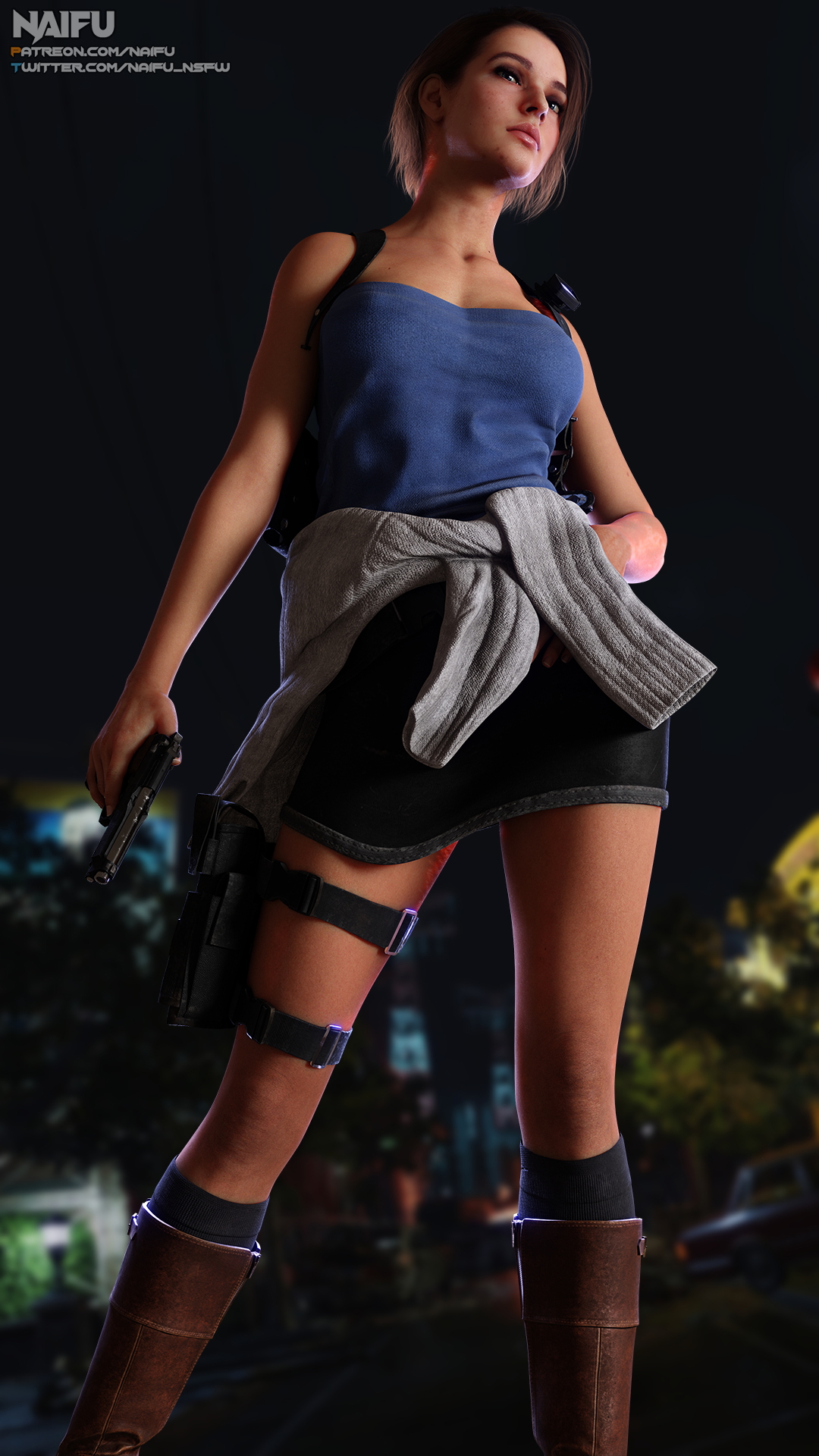 Jill pinup Resident Evil Resident Evil 2 Resident Evil 3 Remake Jill Valentine Pinup