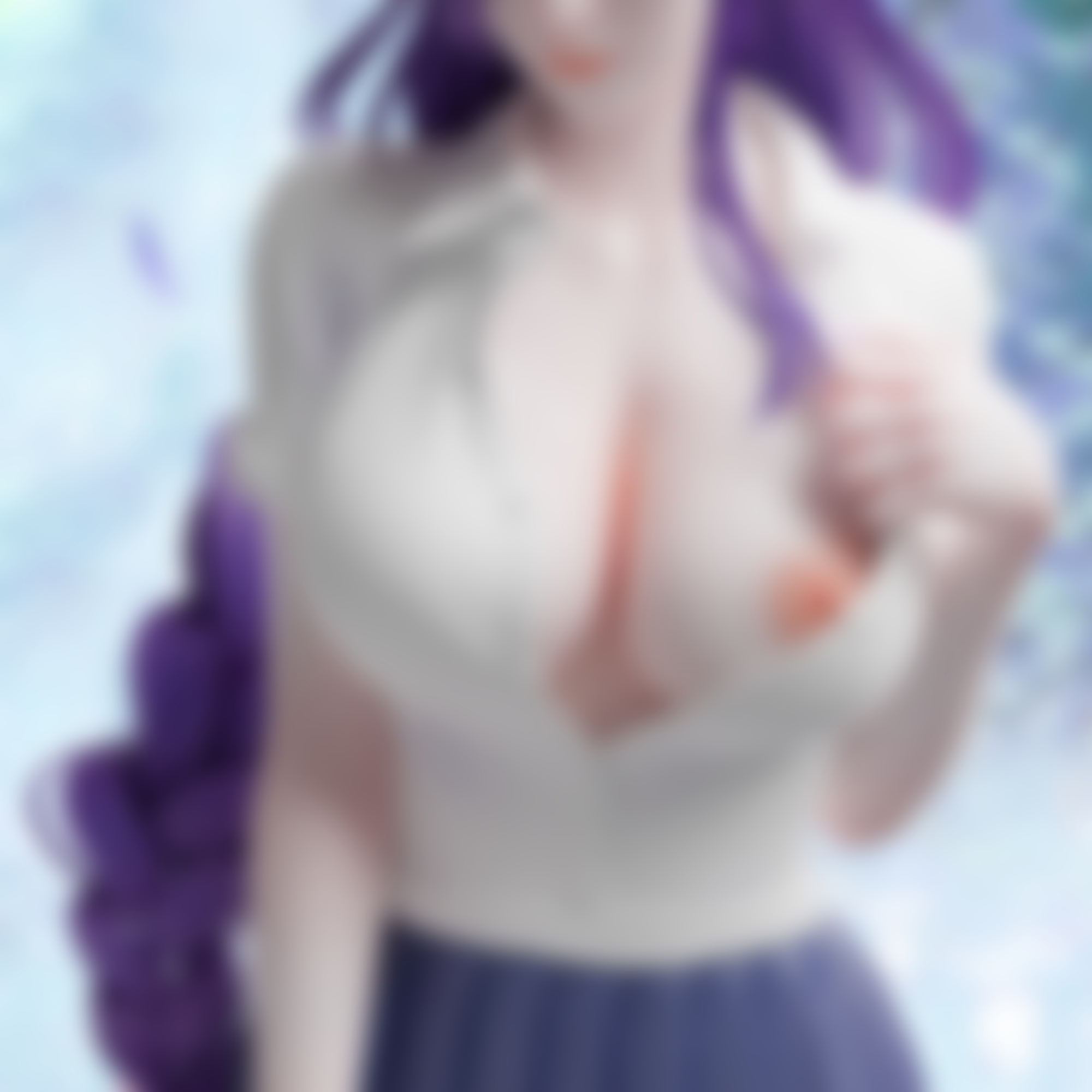 Raiden Shogun Genshin Impact 3d Girl 3d Porn Nude Sexy Solo Skirt Purple Hair Cleavage Schoolgirl Anime 2