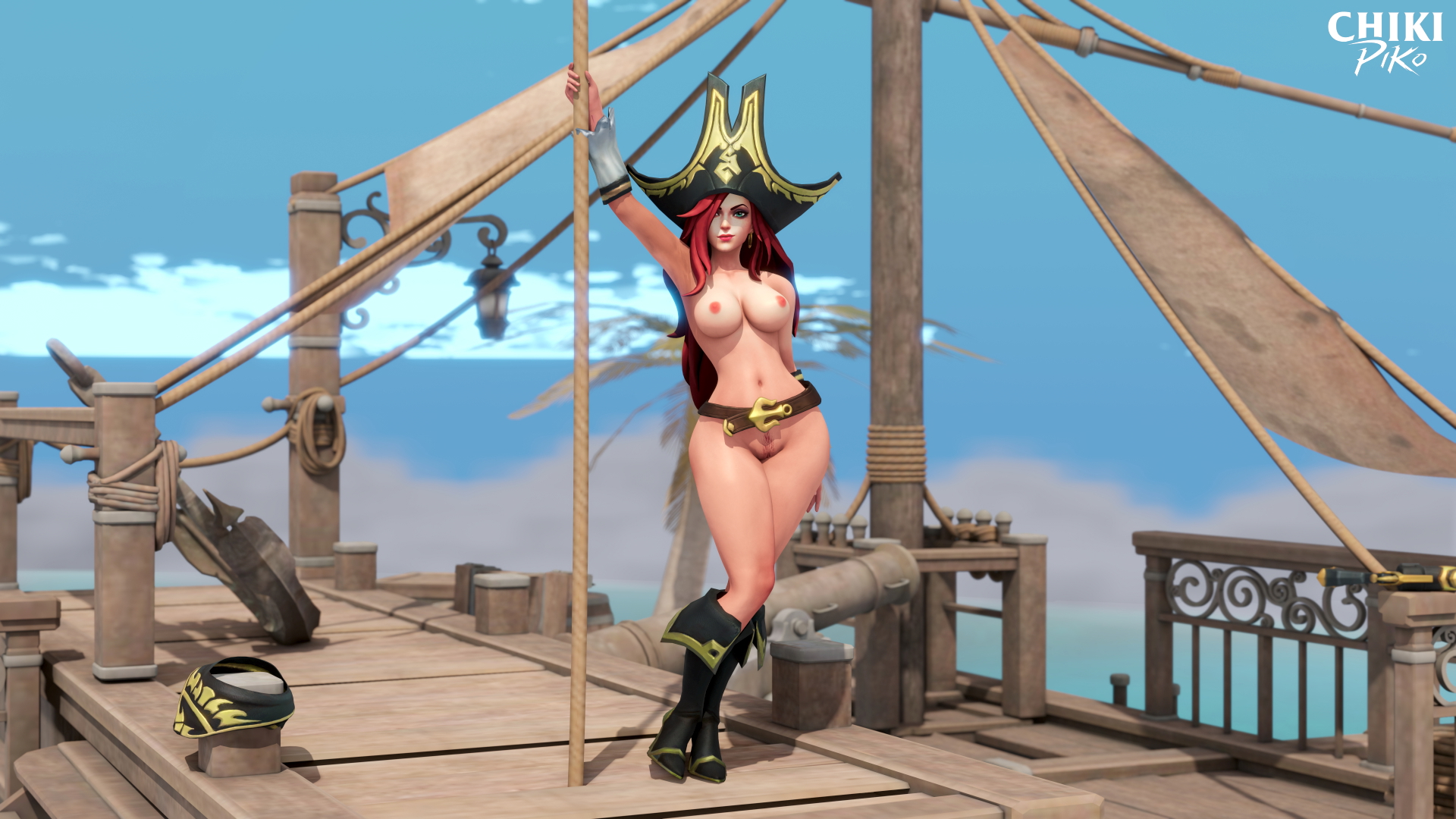 Miss Fortune Pole Dance Miss Fortune Legs Boobs Big Tits Big Ass Big Booty Striptease Stripper Stripping Rule34 Rule 34 Pole Dance