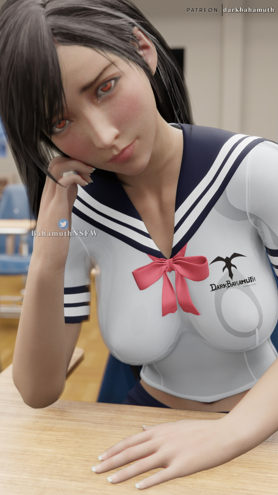 Tifa the schoolgirl _ First set Tifa Lockhart Final Fantasy VII Final Fantasy 7 Schoolgirl 3