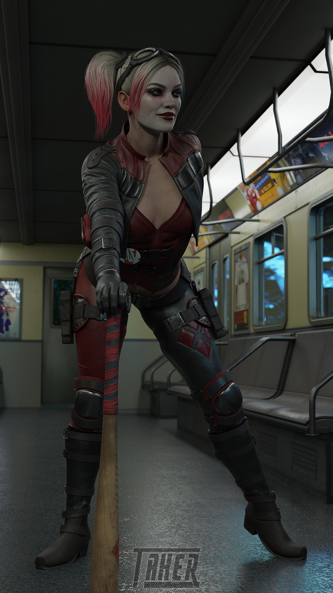 2022 is starting from Harley! Harley Quinn Dc Comics 3d Porn 3d Girl Nsfw Naked Ass Spread Nude