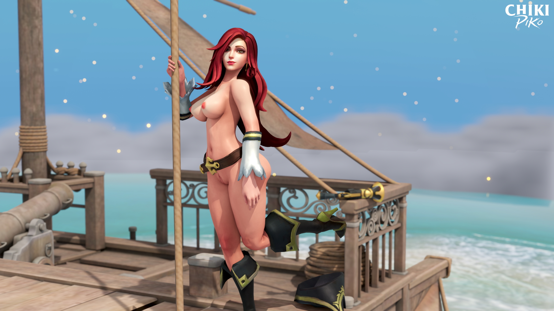 Miss Fortune Pole Dance Miss Fortune Legs Boobs Big Tits Big Ass Big Booty Striptease Stripper Stripping Rule34 Rule 34 Pole Dance