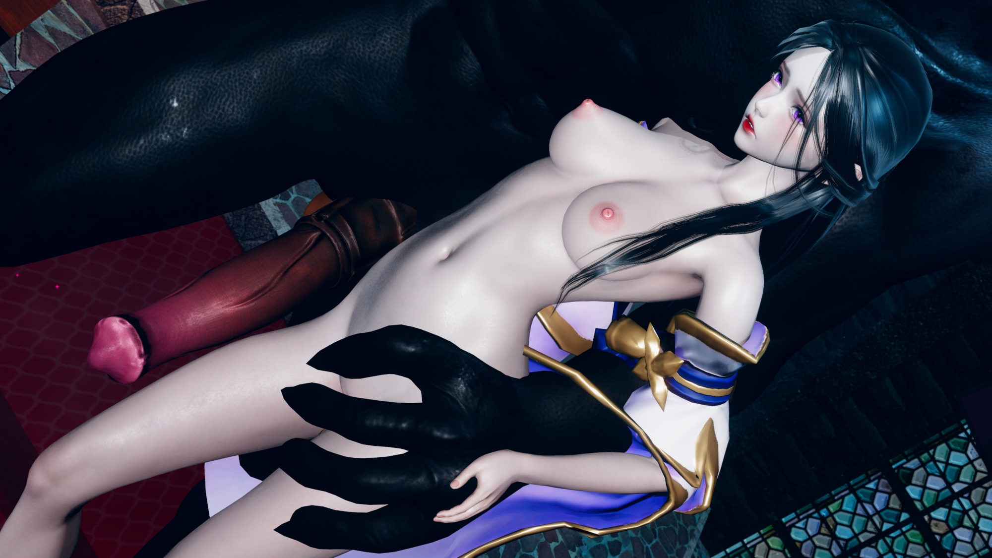 Honey Select 2 (勇敢牛牛寝取紫霞) Honey Select 2 Petite Teen Hentai 3d Porn Pussy Pink Nipples Natural Boobs Natural Tits Sex Nude Naked Monster Monster Cock Horsecock Lift Up