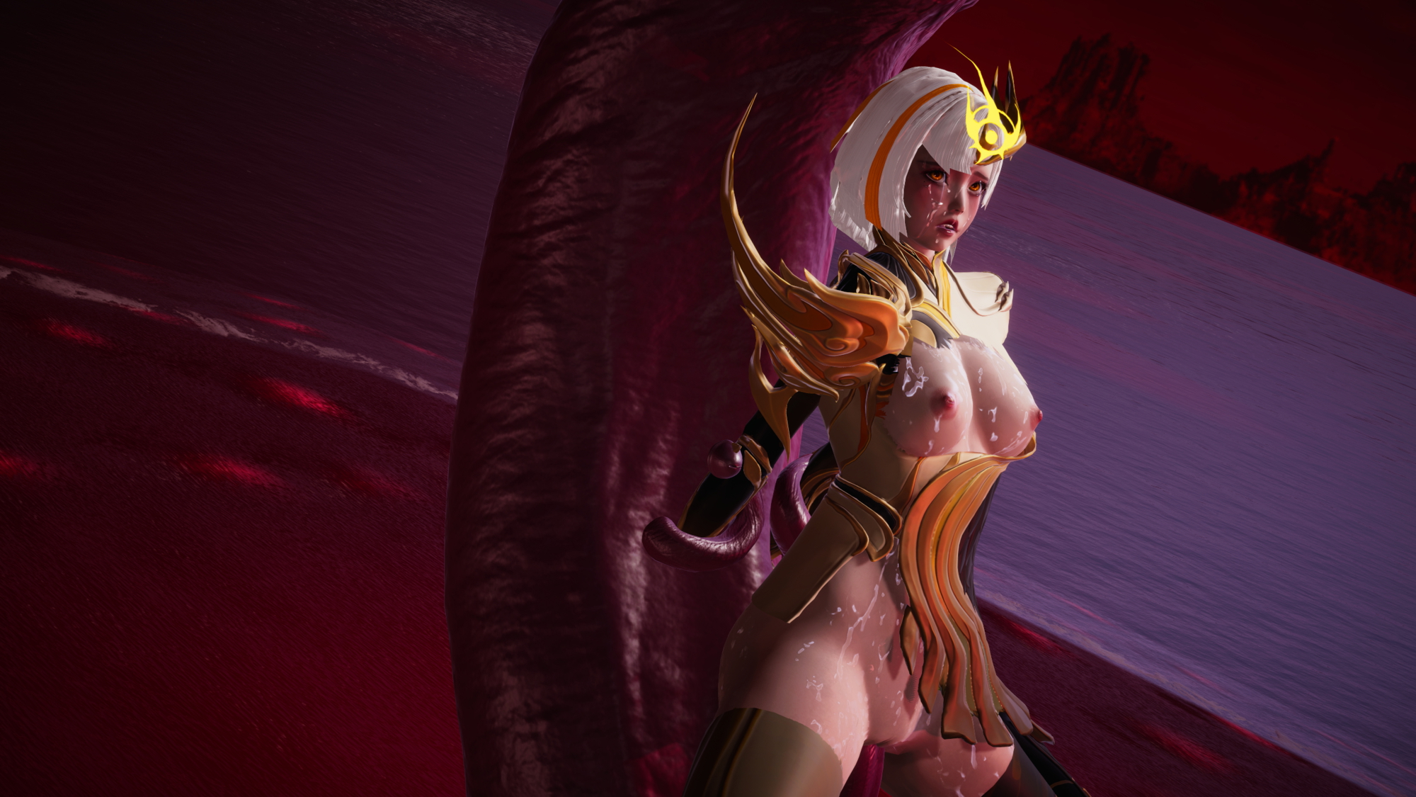 Honey Select 2 (被魔种俘获的镜) Honey Select 2 Petite Teen Hentai 3d Porn Pussy Pink Nipples Natural Boobs Natural Tits Sex Nude Naked Pussy Insertion Tentacles Anal Double Penetration Monster Cock 16