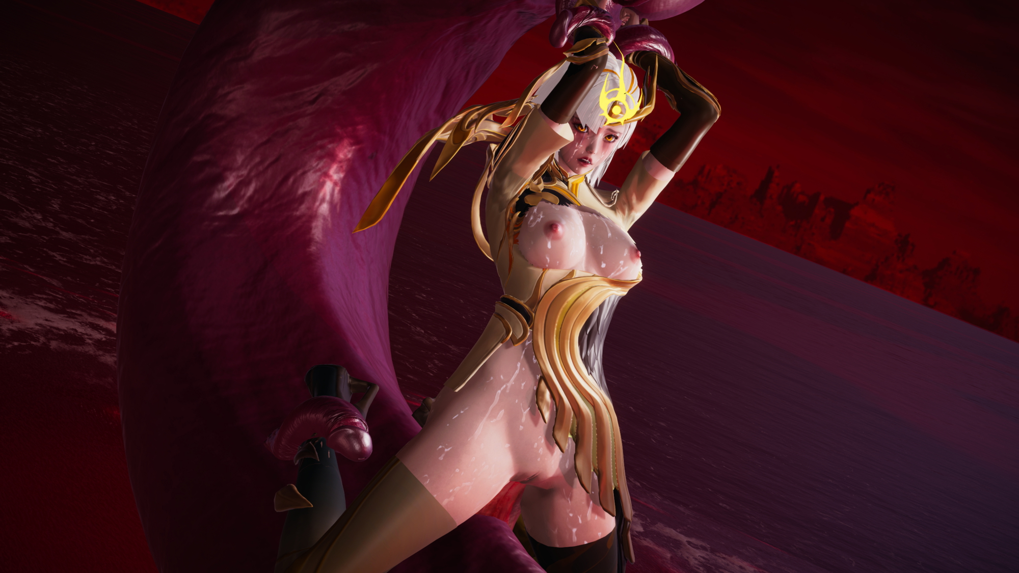 Honey Select 2 (被魔种俘获的镜) Honey Select 2 Petite Teen Hentai 3d Porn Pussy Pink Nipples Natural Boobs Natural Tits Sex Nude Naked Pussy Insertion Tentacles Anal Double Penetration Monster Cock 22