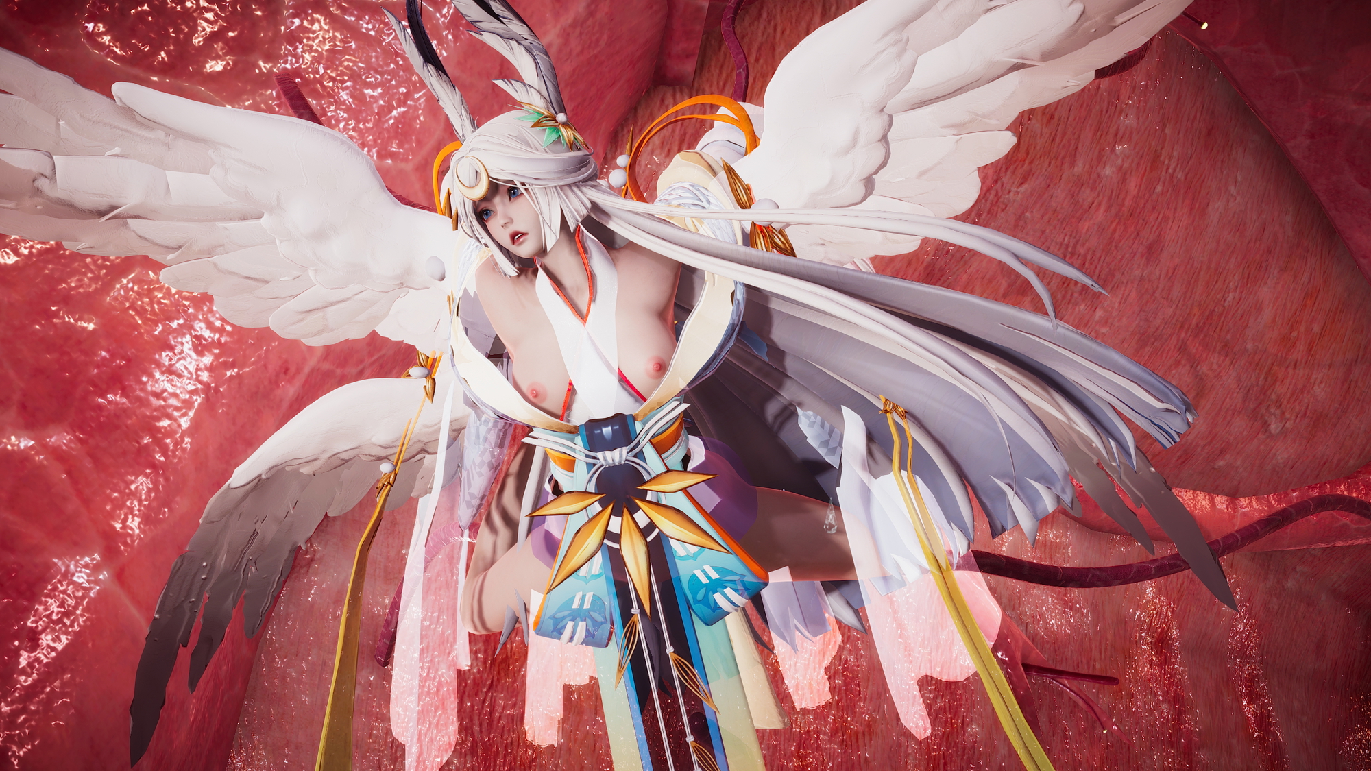Honey Select 2 (被触手产卵的辉夜姬) Honey Select 2 Petite Teen Hentai 3d Porn Pussy Pink Nipples Natural Boobs Natural Tits Nude Naked Tentacles Double Penetration Anal Stomach Bulge Inflation 3