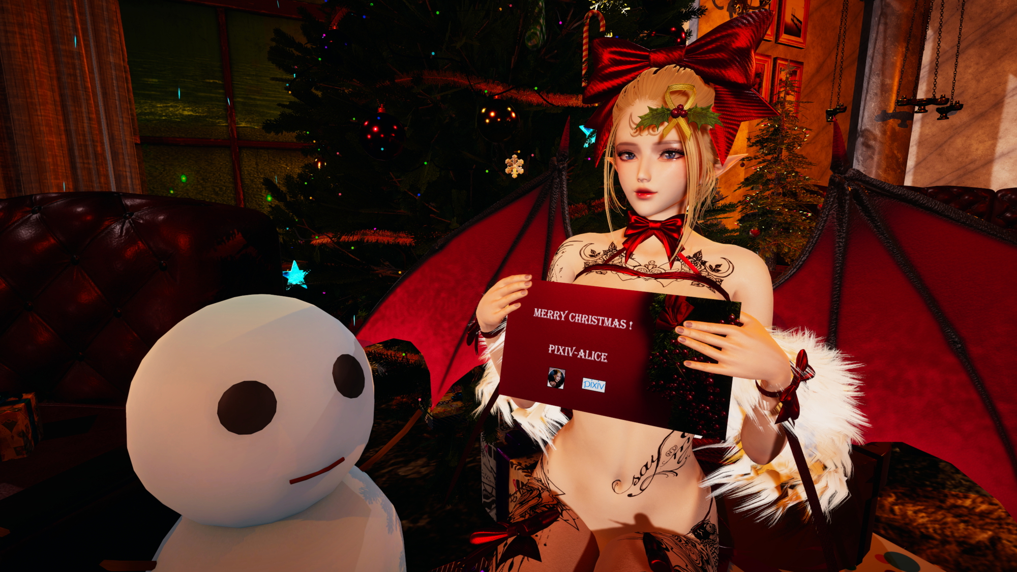 Honey Select 2 (Merry Christmas!) Honey Select 2 Petite Teen Hentai 3d Porn Pussy Pink Nipples Natural Boobs Natural Tits Nude Naked Christmas