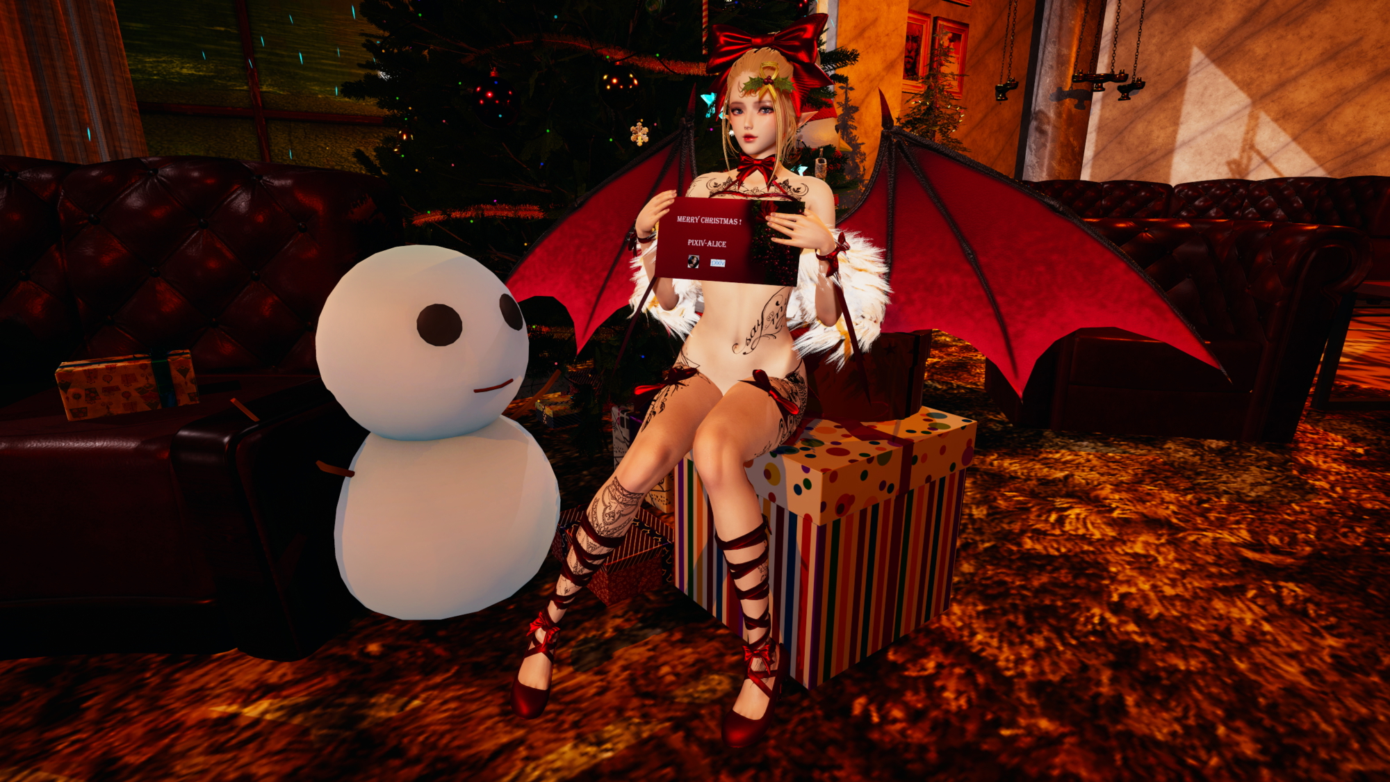 Honey Select 2 (Merry Christmas!) Honey Select 2 Petite Teen Hentai 3d Porn Pussy Pink Nipples Natural Boobs Natural Tits Nude Naked Christmas 2