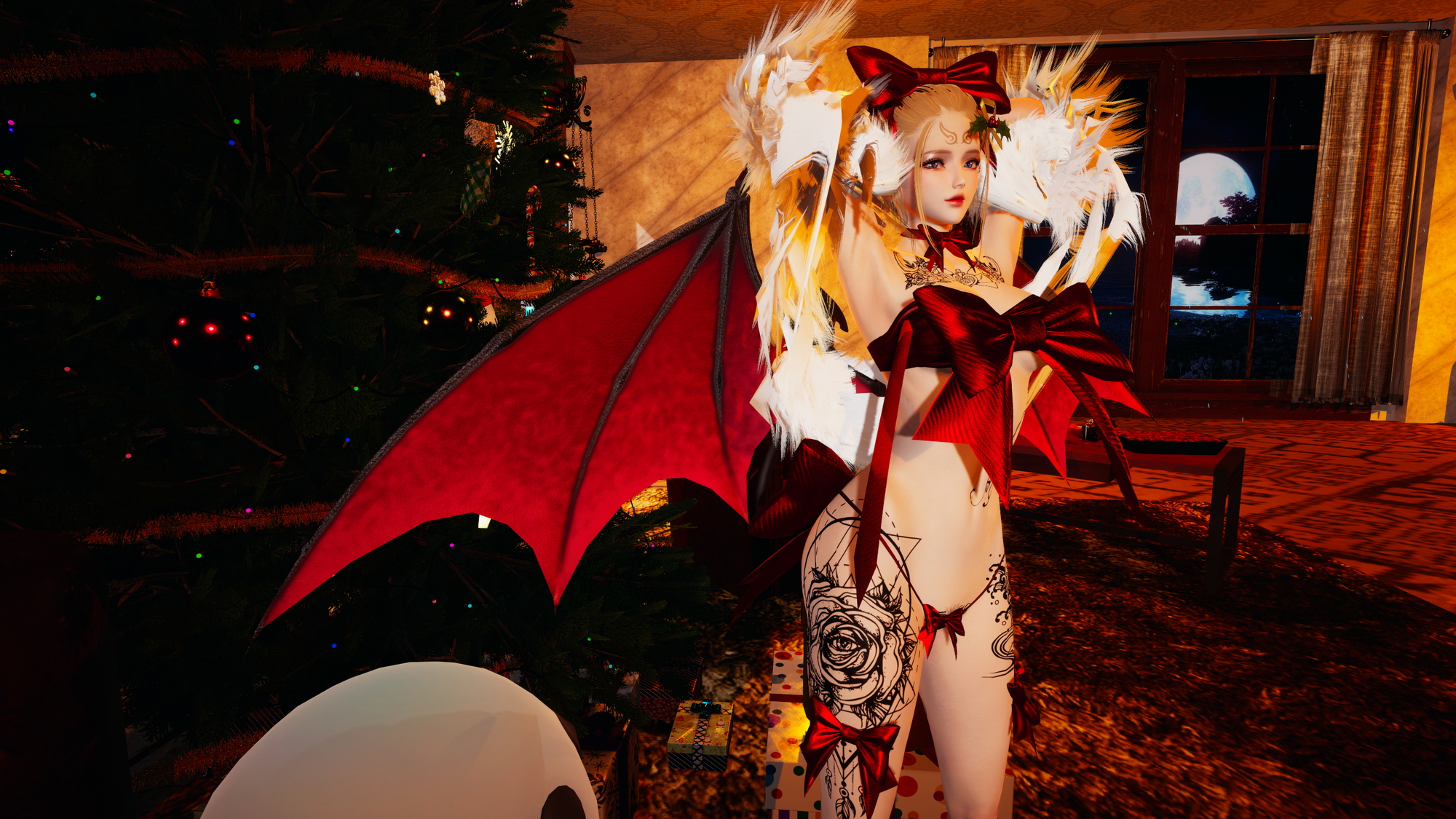 Honey Select 2 (Merry Christmas!) Honey Select 2 Petite Teen Hentai 3d Porn Pussy Pink Nipples Natural Boobs Natural Tits Nude Naked Christmas 4