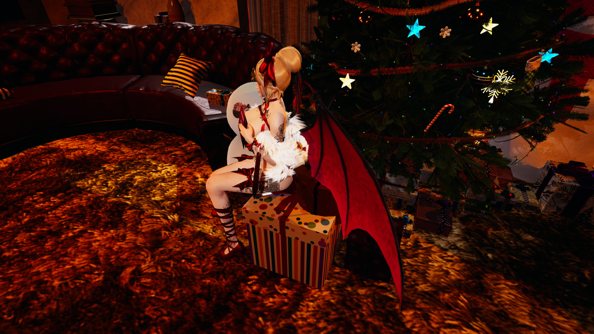 Honey Select 2 (Merry Christmas!) Honey Select 2 Petite Teen Hentai 3d Porn Pussy Pink Nipples Natural Boobs Natural Tits Nude Naked Christmas 11