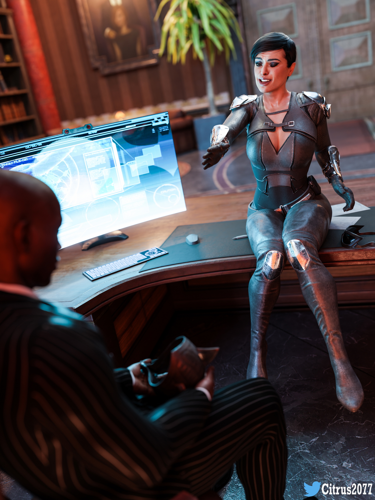 Catwoman got caught! Dc Comics Injustice Catwoman Stripping Pussy Licking Big Breasts Breasts Kissing Tongue French Kiss 24