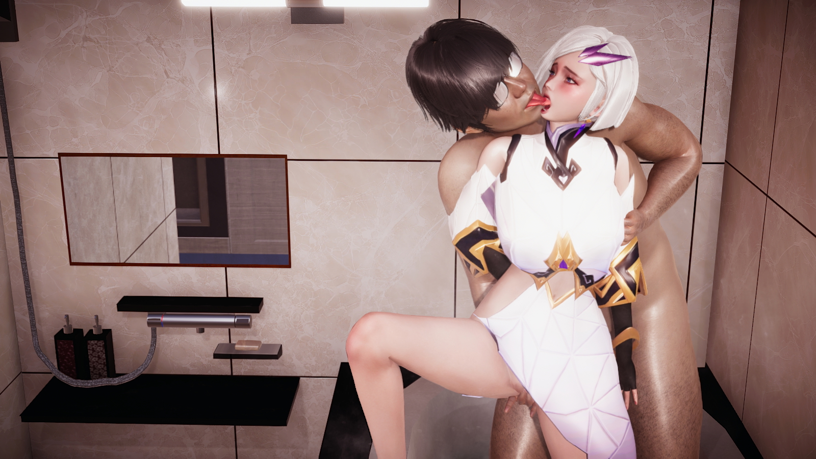 Honey Select 2 (镜的欢迎会) Honey Select 2 Petite Teen Hentai 3d Porn Pussy Pink Nipples Natural Boobs Natural Tits Nude Naked Group Sex Climax Cum Covered Fuck From Behind 28