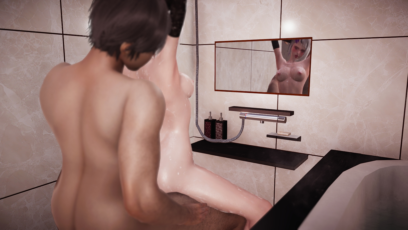 Honey Select 2 (镜的欢迎会) Honey Select 2 Petite Teen Hentai 3d Porn Pussy Pink Nipples Natural Boobs Natural Tits Nude Naked Group Sex Climax Cum Covered Fuck From Behind 36
