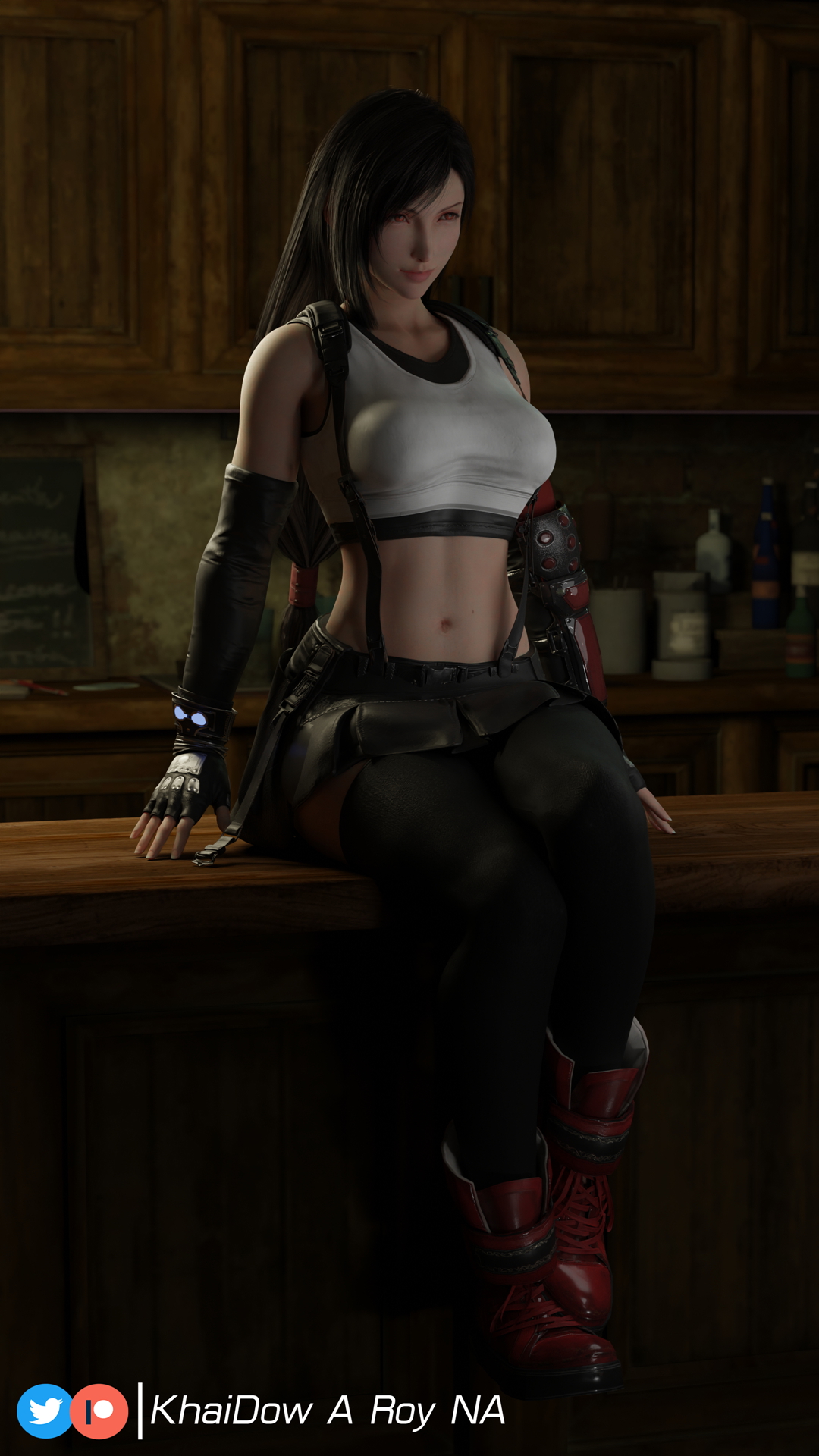 FF7 Tifa Sit and look 1/2 Final Fantasy Final Fantasy 7 Remake Final Fantasy 7 Final Fantasy VII Tifa Lockhart Tifa 3d Porn