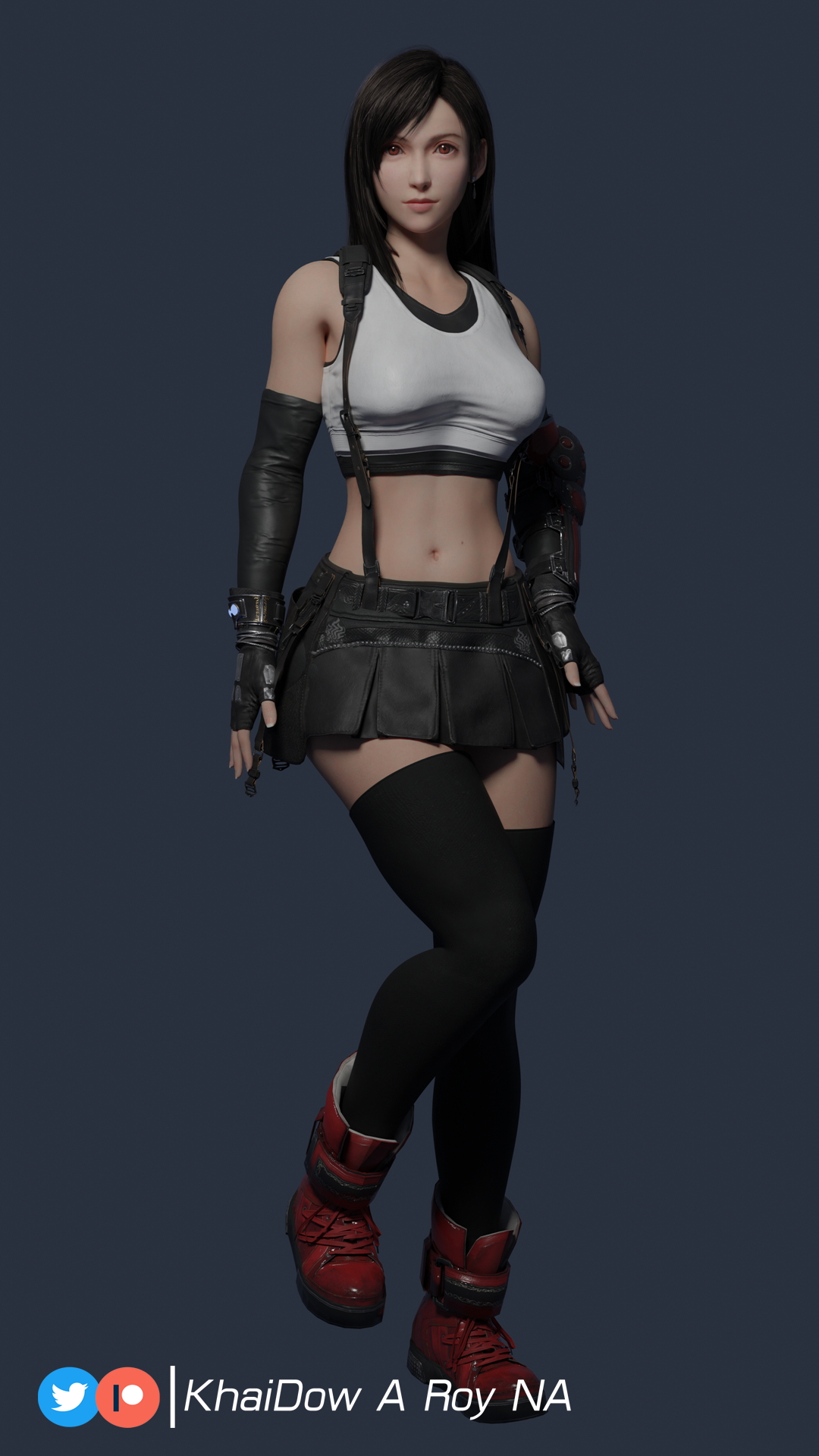 FF7 Tifa Standing posture Final Fantasy Final Fantasy 7 Final Fantasy 7 Remake Final Fantasy VII Tifa Lockhart 3d Porn 2