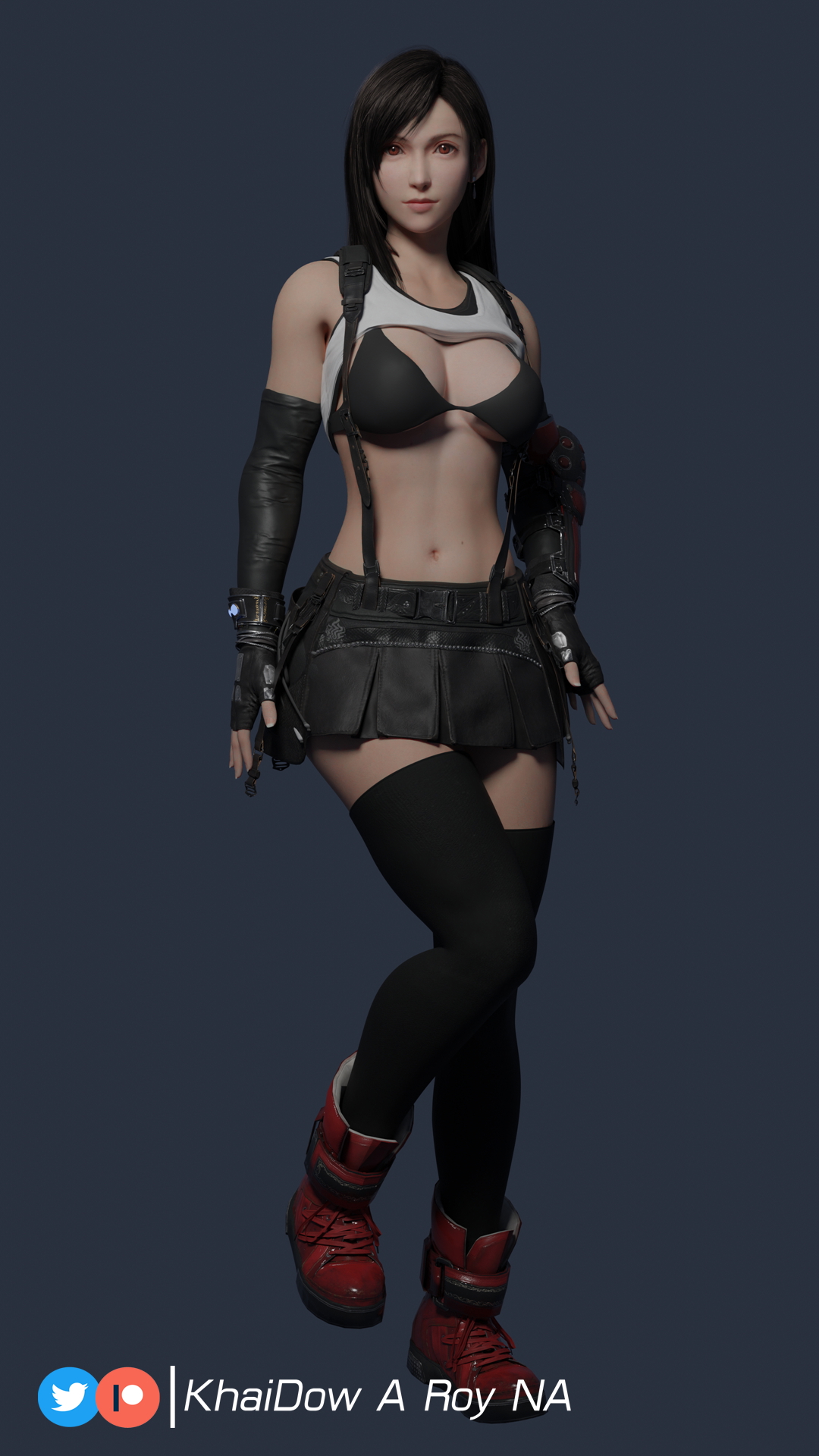 FF7 Tifa Standing posture Final Fantasy Final Fantasy 7 Final Fantasy 7 Remake Final Fantasy VII Tifa Lockhart 3d Porn 3