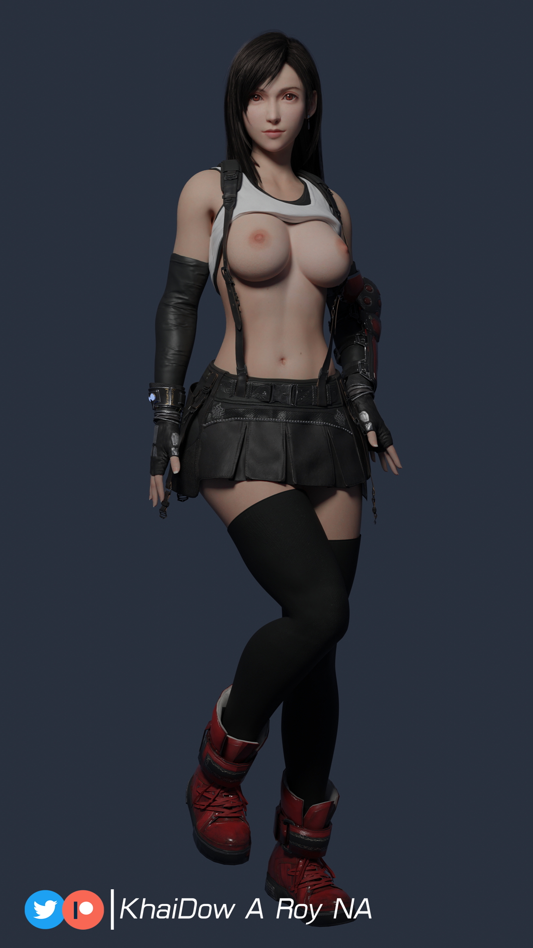 FF7 Tifa Standing posture Final Fantasy Final Fantasy 7 Final Fantasy 7 Remake Final Fantasy VII Tifa Lockhart 3d Porn 4