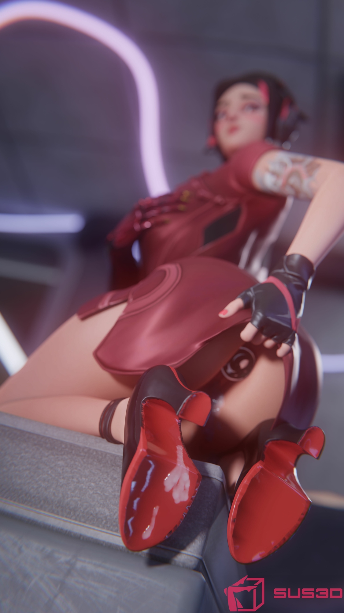 Demi Pin-up [01] Demi Fortnite High Heels Ass Butt plug Cum Cum On Heels 14
