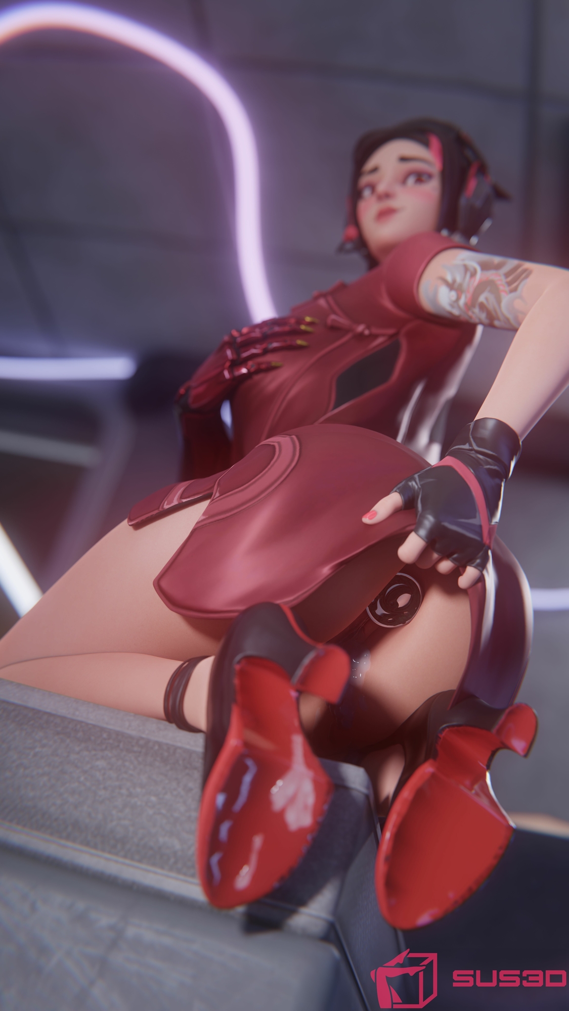 Demi Pin-up [01] Demi Fortnite High Heels Ass Butt plug Cum Cum On Heels 15