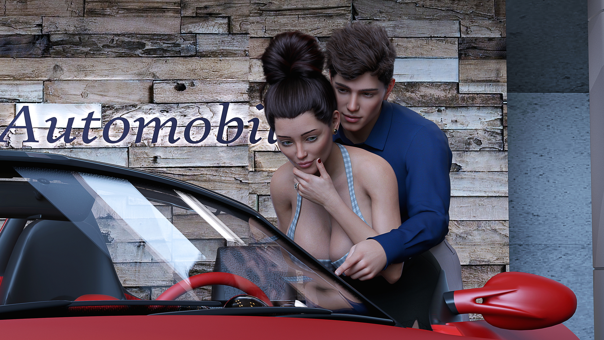 Automobil  3d Porn 3d Girl Nsfw Nude Naked Big Tits Fuck From Behind