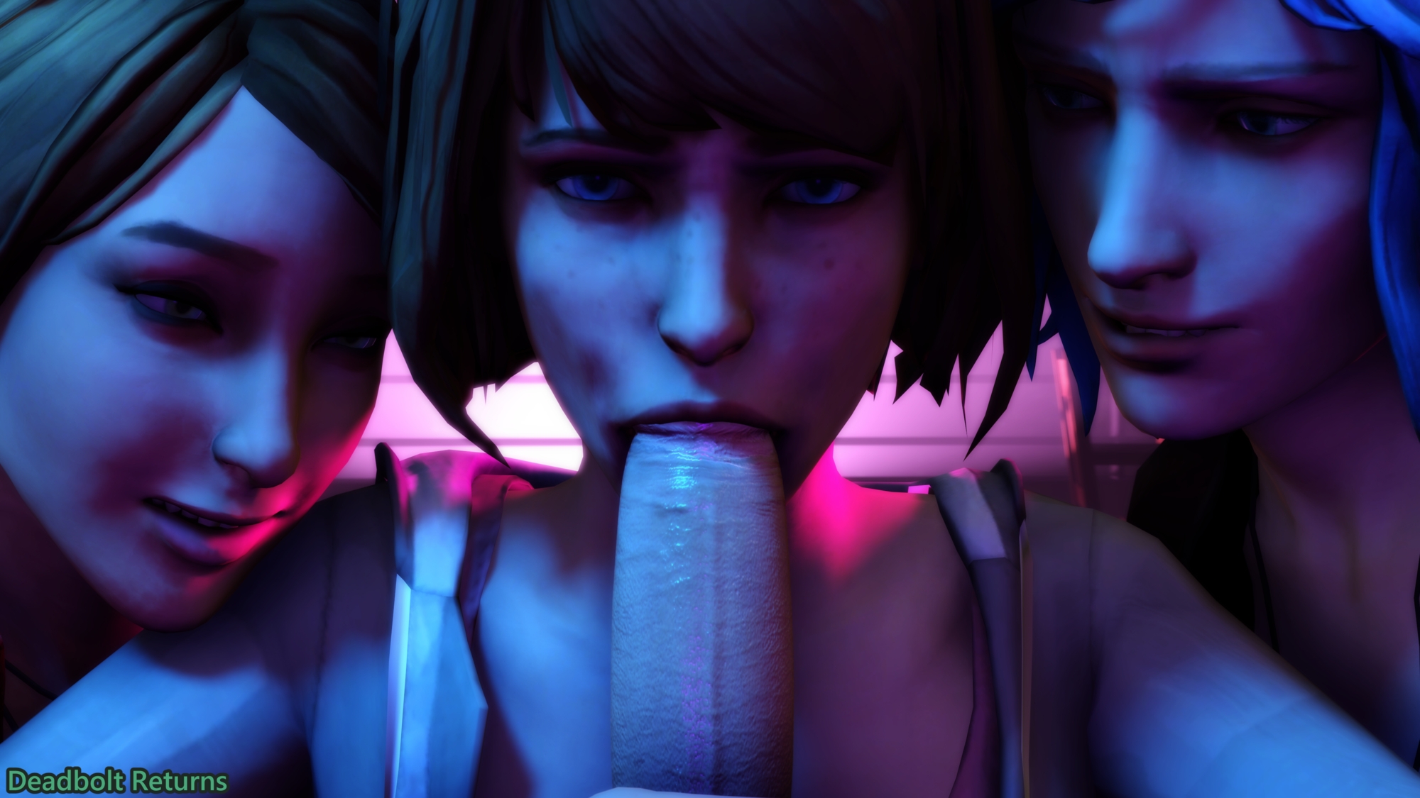Life is Strange Twitter 10k Special Part 3 - Impossible Trio on 1 Cock 2